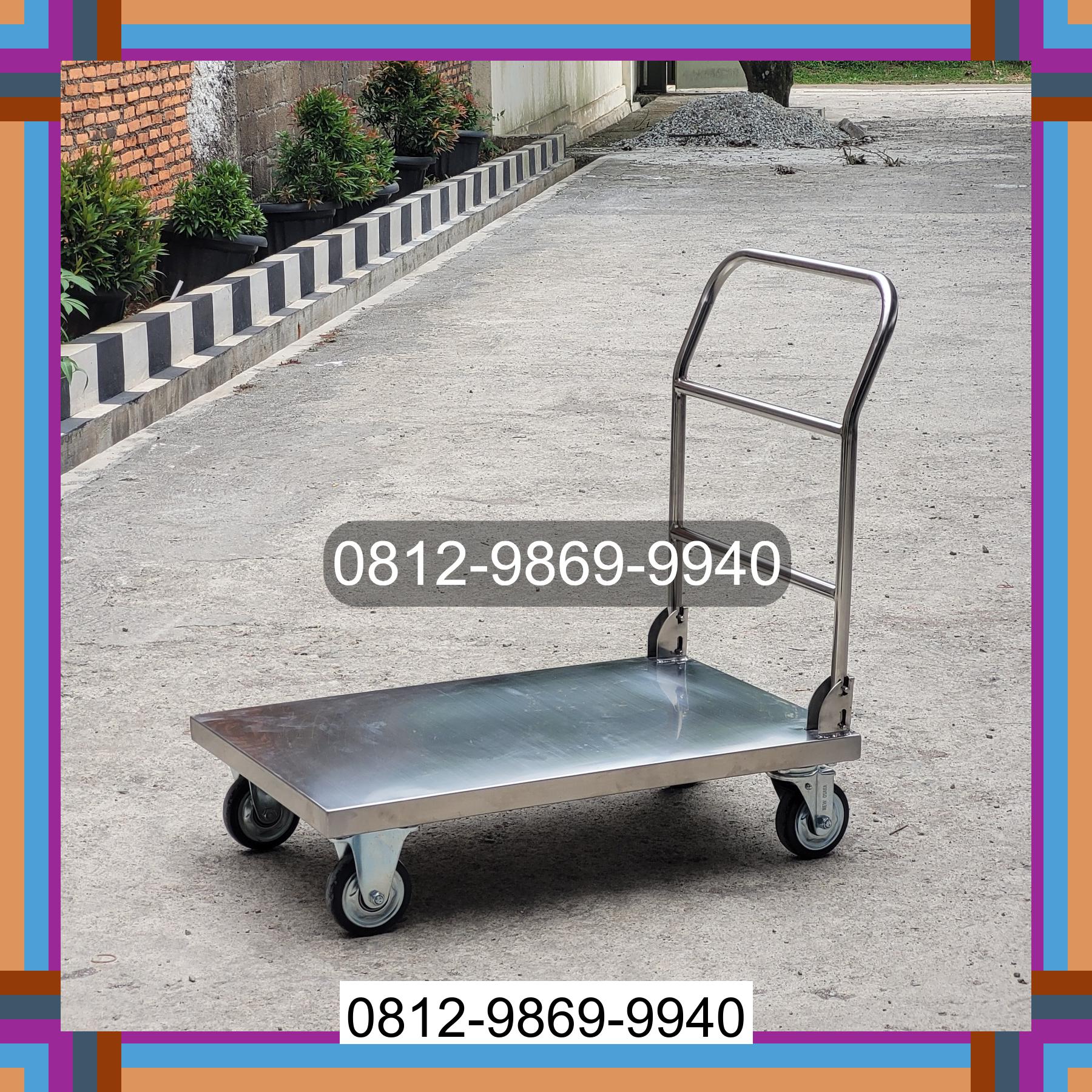 0812-9869-9940 Diskon Besar, Jual Handtruck Hand Truck 500 kgg & 300 kg | Troli Barang | Troli lipat | Troli angkut Maybrat