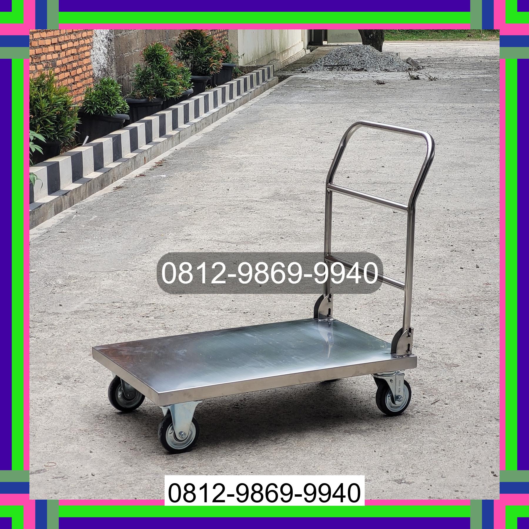 0812-9869-9940 Diskon Besar, Jual Handtruck Hand Truck 500 kgg & 300 kg | Troli Barang | Troli lipat | Troli angkut Medan Amplas