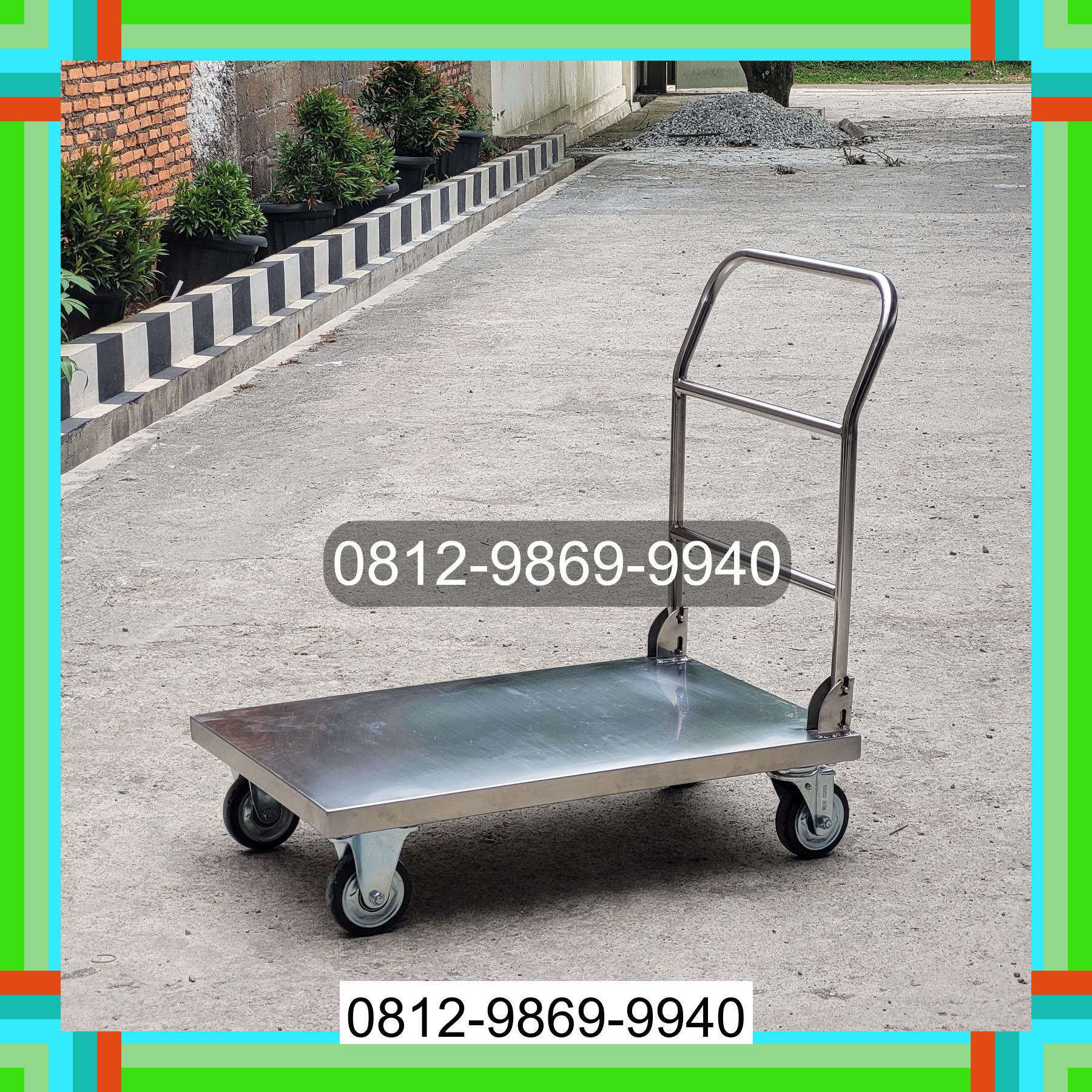 0812-9869-9940 Diskon Besar, Jual Handtruck Hand Truck 500 kgg & 300 kg | Troli Barang | Troli lipat | Troli angkut Medan Maimun
