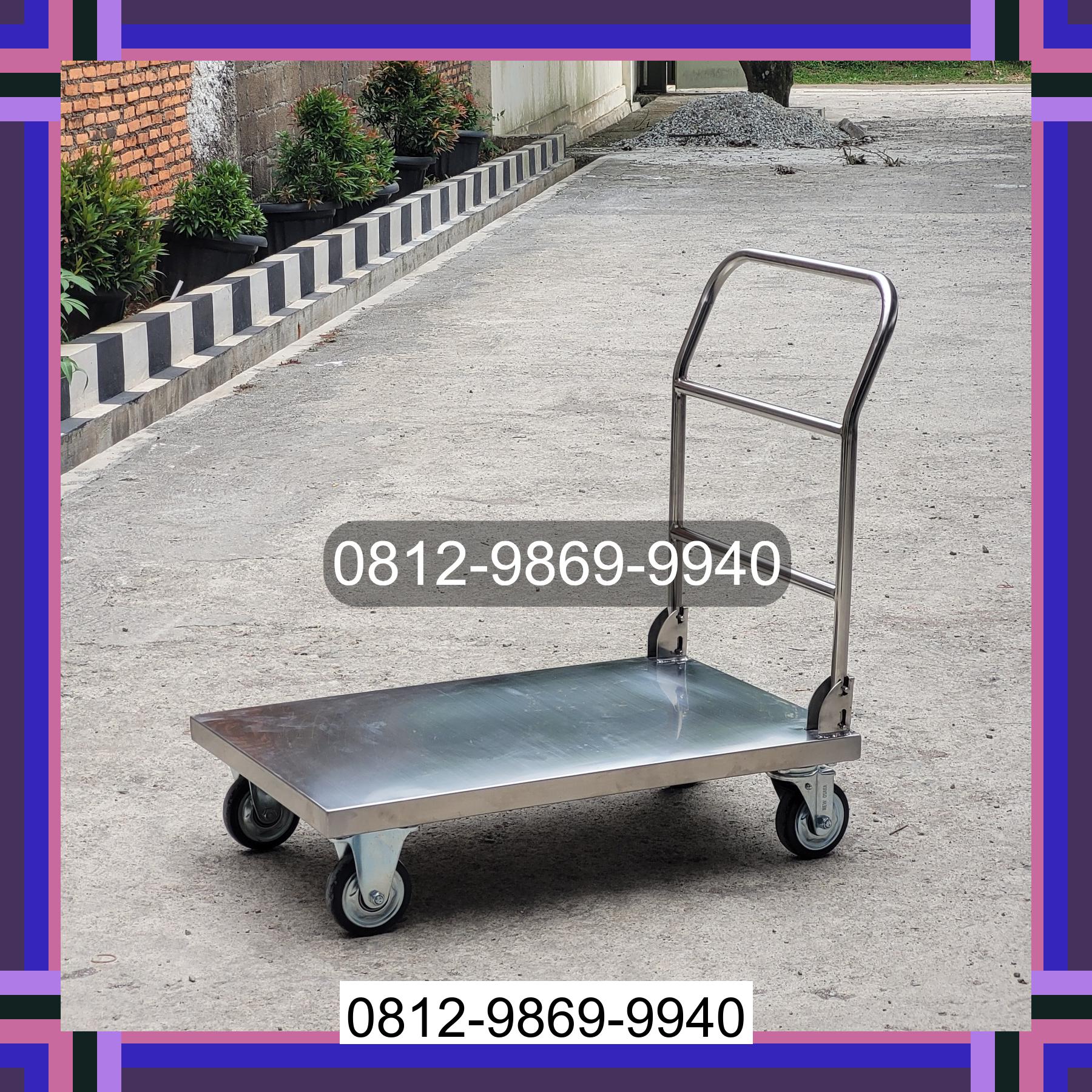 0812-9869-9940 Diskon Besar, Jual Handtruck Hand Truck 500 kgg & 300 kg | Troli Barang | Troli lipat | Troli angkut Medan Polonia