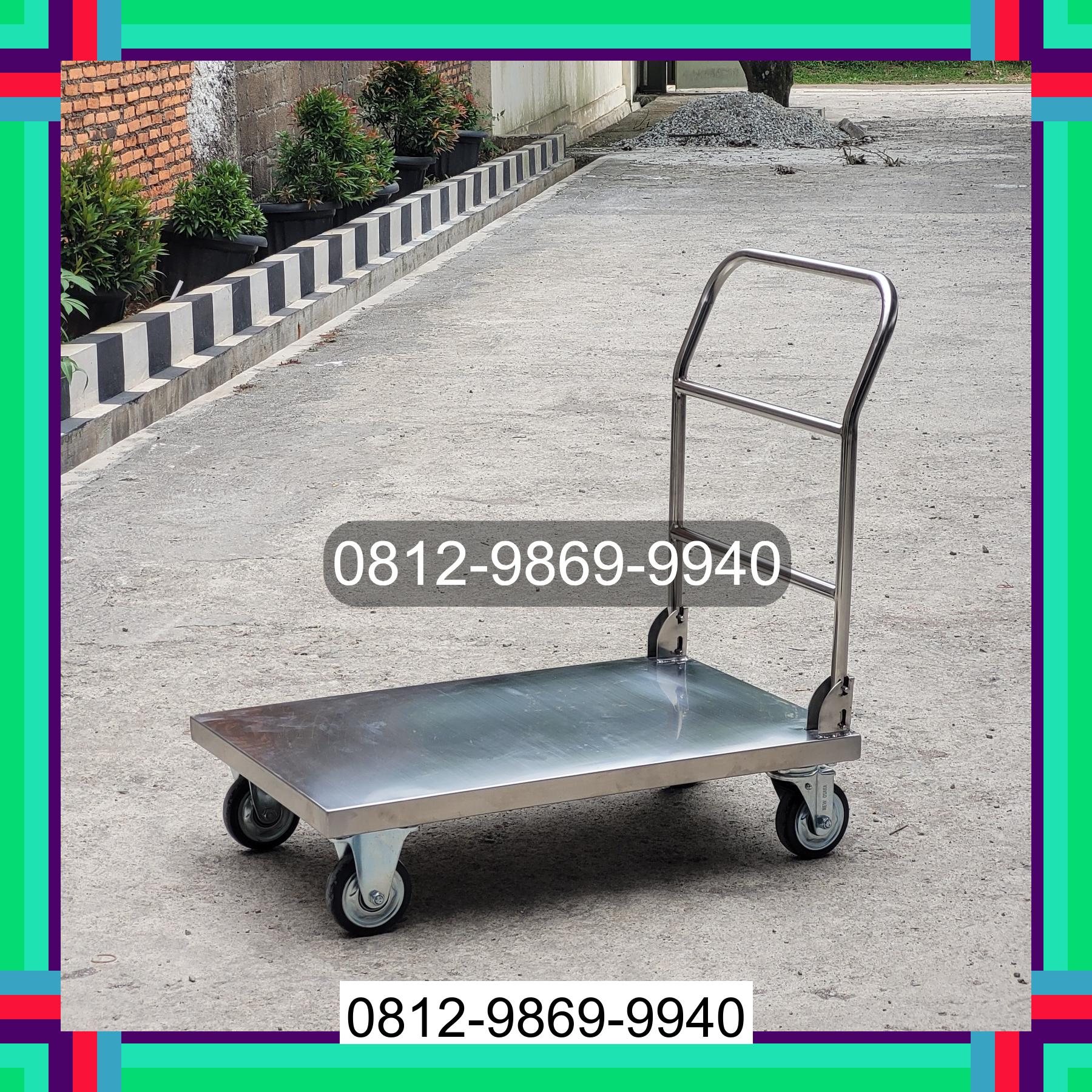 0812-9869-9940 Diskon Besar, Jual Handtruck Hand Truck 500 kgg & 300 kg | Troli Barang | Troli lipat | Troli angkut Mesuji Makmur