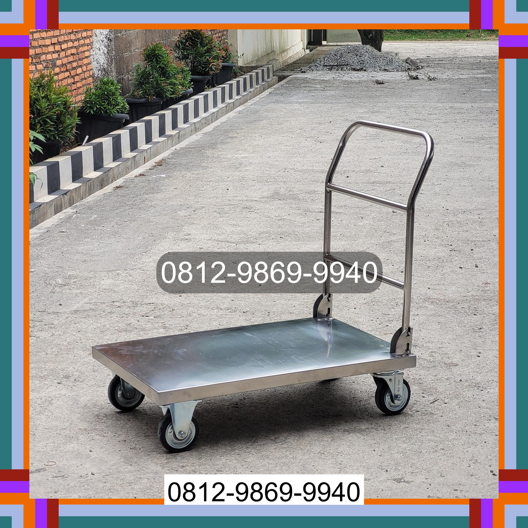 0812-9869-9940 Diskon Besar, Jual Handtruck Hand Truck 500 kgg & 300 kg | Troli Barang | Troli lipat | Troli angkut Muara Beliti