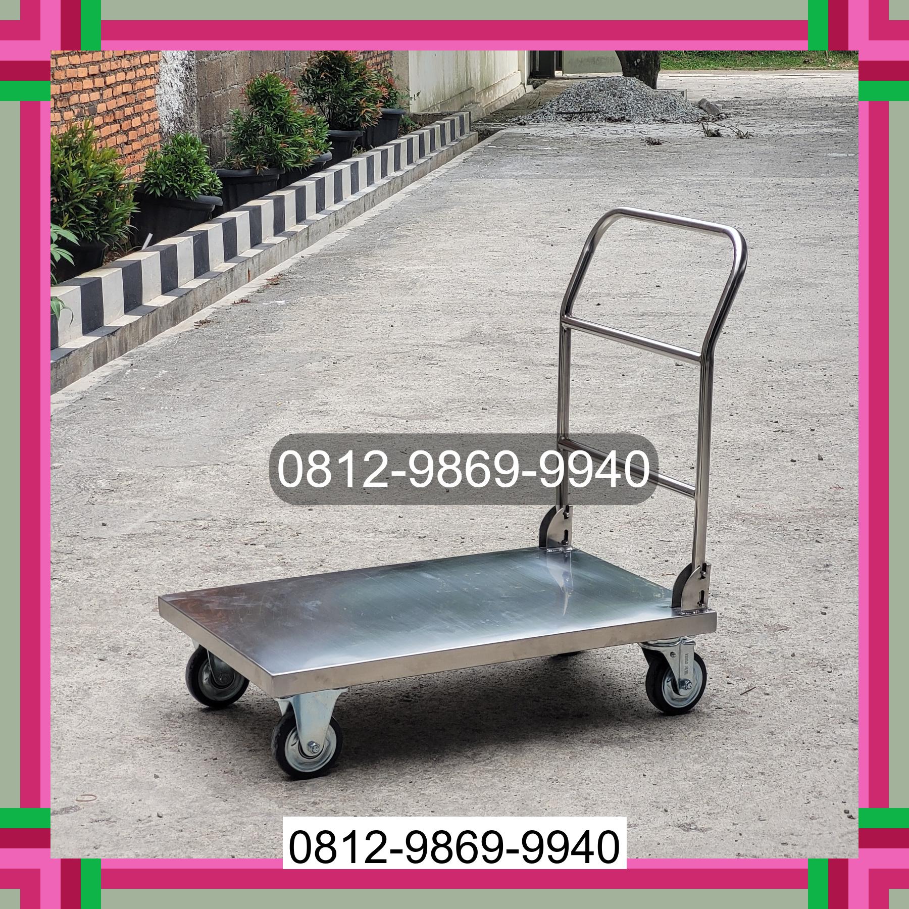 0812-9869-9940 Diskon Besar, Jual Handtruck Hand Truck 500 kgg & 300 kg | Troli Barang | Troli lipat | Troli angkut Muara Enim