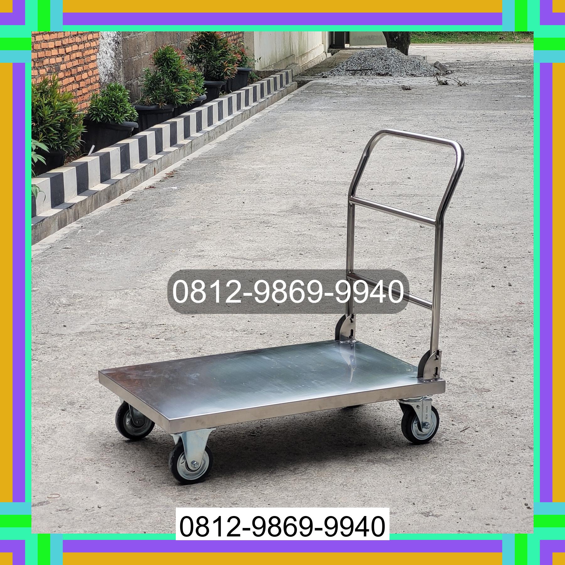 0812-9869-9940 Diskon Besar, Jual Handtruck Hand Truck 500 kgg & 300 kg | Troli Barang | Troli lipat | Troli angkut Muara Lakitan