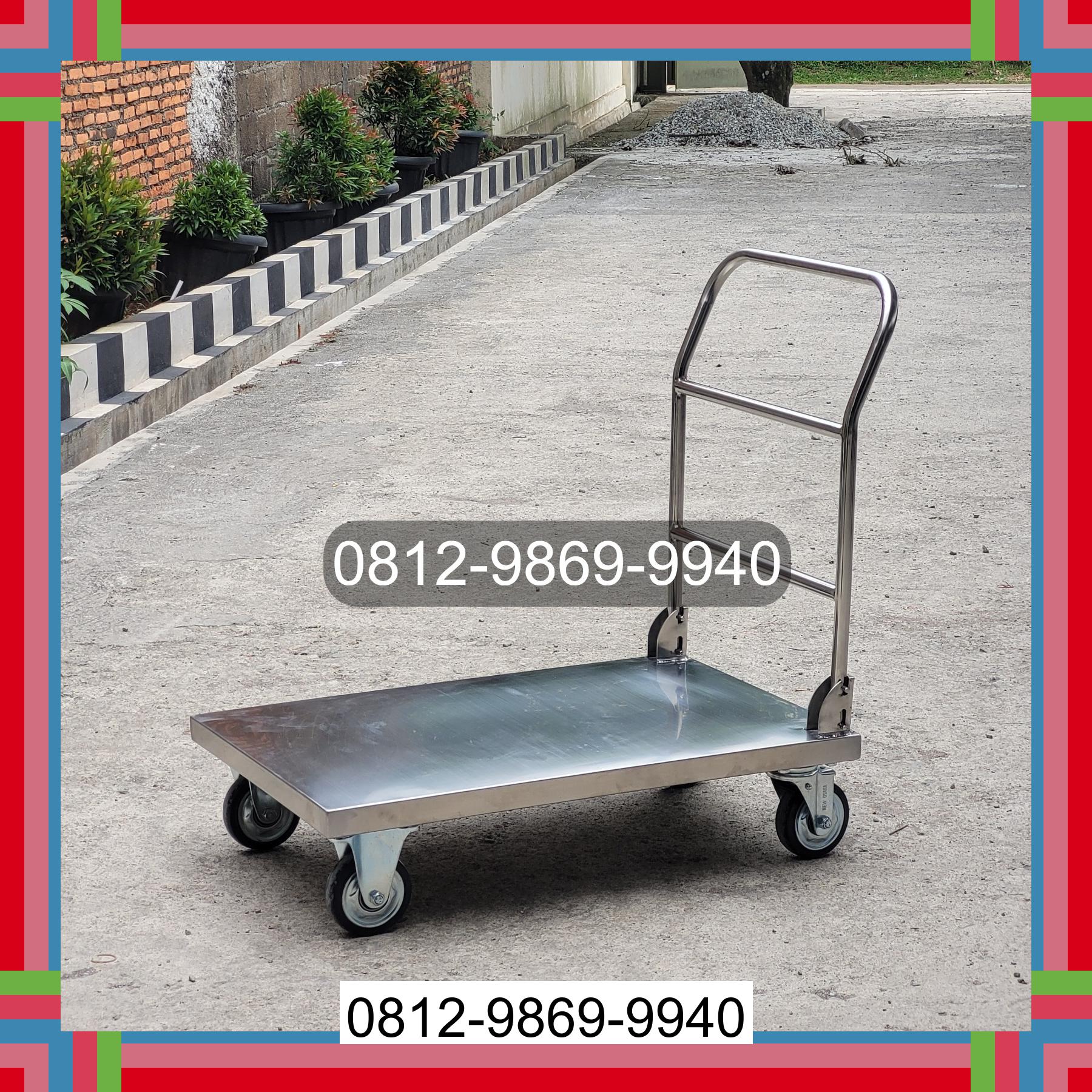 0812-9869-9940 Diskon Besar, Jual Handtruck Hand Truck 500 kgg & 300 kg | Troli Barang | Troli lipat | Troli angkut Mukomuko