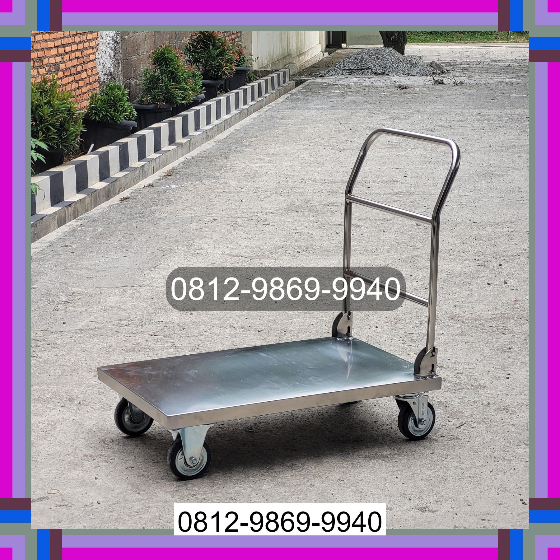 0812-9869-9940 Diskon Besar, Jual Handtruck Hand Truck 500 kgg & 300 kg | Troli Barang | Troli lipat | Troli angkut Namohalu Esiwa