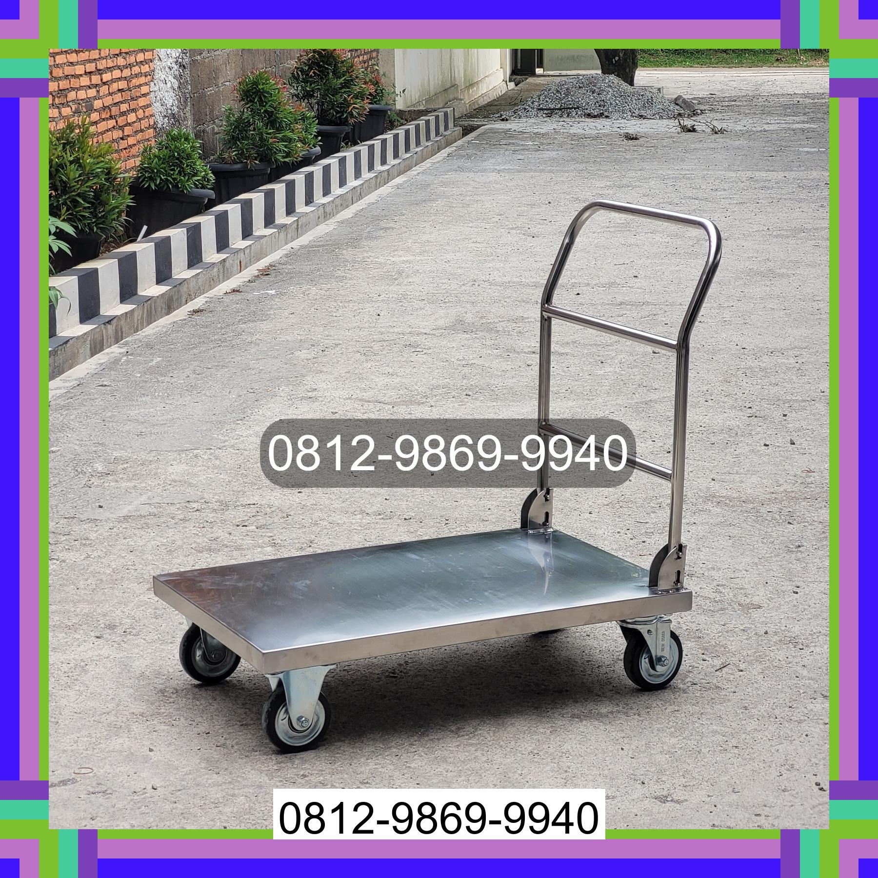 0812-9869-9940 Diskon Besar, Jual Handtruck Hand Truck 500 kgg & 300 kg | Troli Barang | Troli lipat | Troli angkut Ngawi
