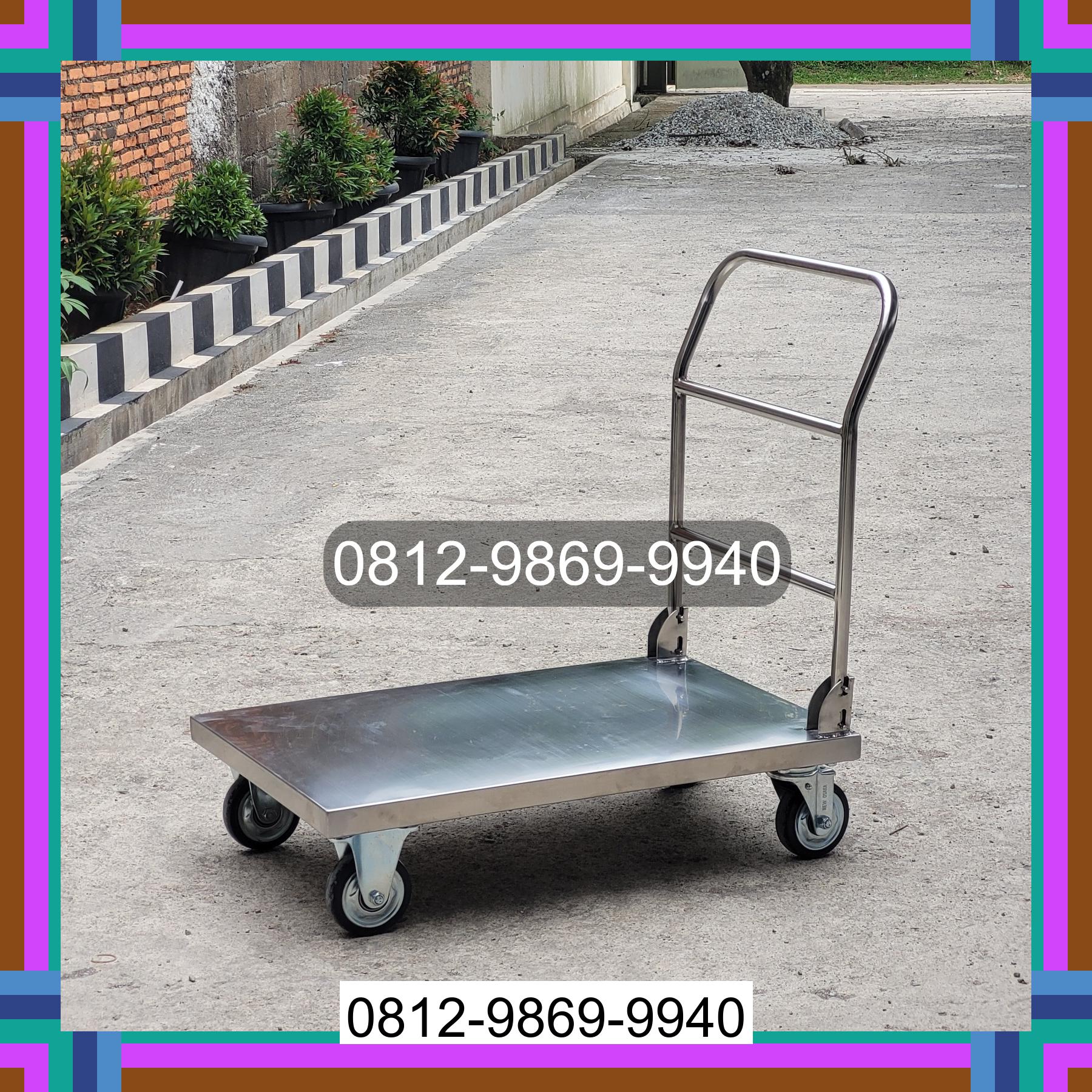 0812-9869-9940 Diskon Besar, Jual Handtruck Hand Truck 500 kgg & 300 kg | Troli Barang | Troli lipat | Troli angkut Nibong