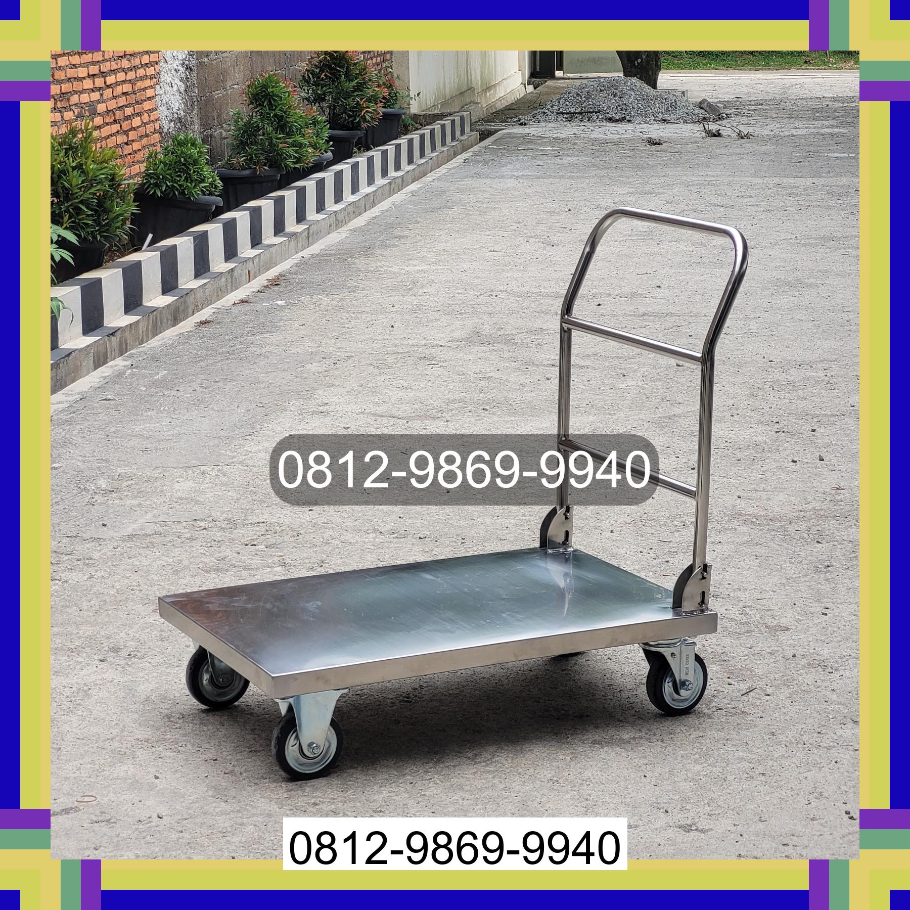 0812-9869-9940 Diskon Besar, Jual Handtruck Hand Truck 500 kgg & 300 kg | Troli Barang | Troli lipat | Troli angkut Padang Utara
