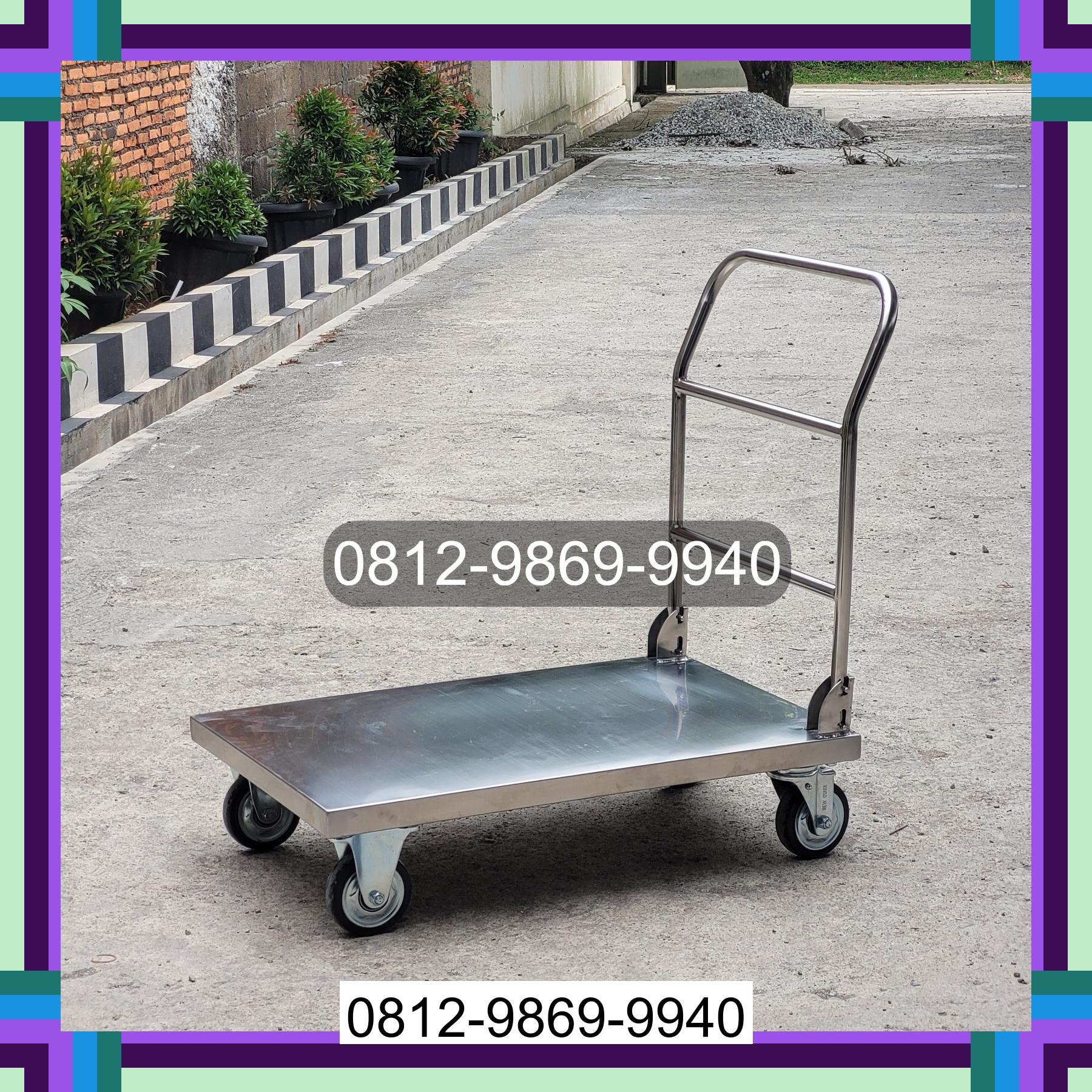 0812-9869-9940 Diskon Besar, Jual Handtruck Hand Truck 500 kgg & 300 kg | Troli Barang | Troli lipat | Troli angkut Pajar Bulan