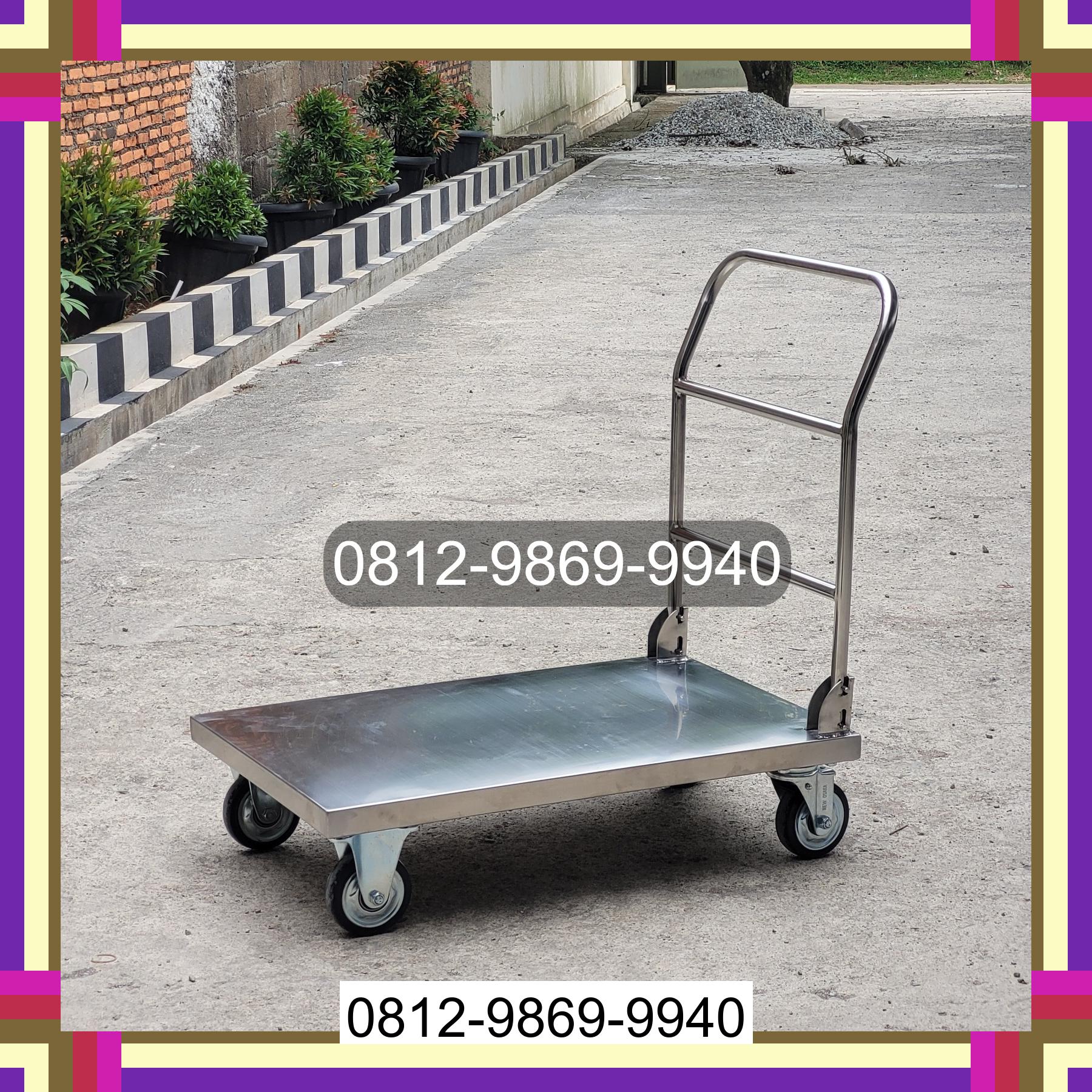 0812-9869-9940 Diskon Besar, Jual Handtruck Hand Truck 500 kgg & 300 kg | Troli Barang | Troli lipat | Troli angkut Palangka Raya
