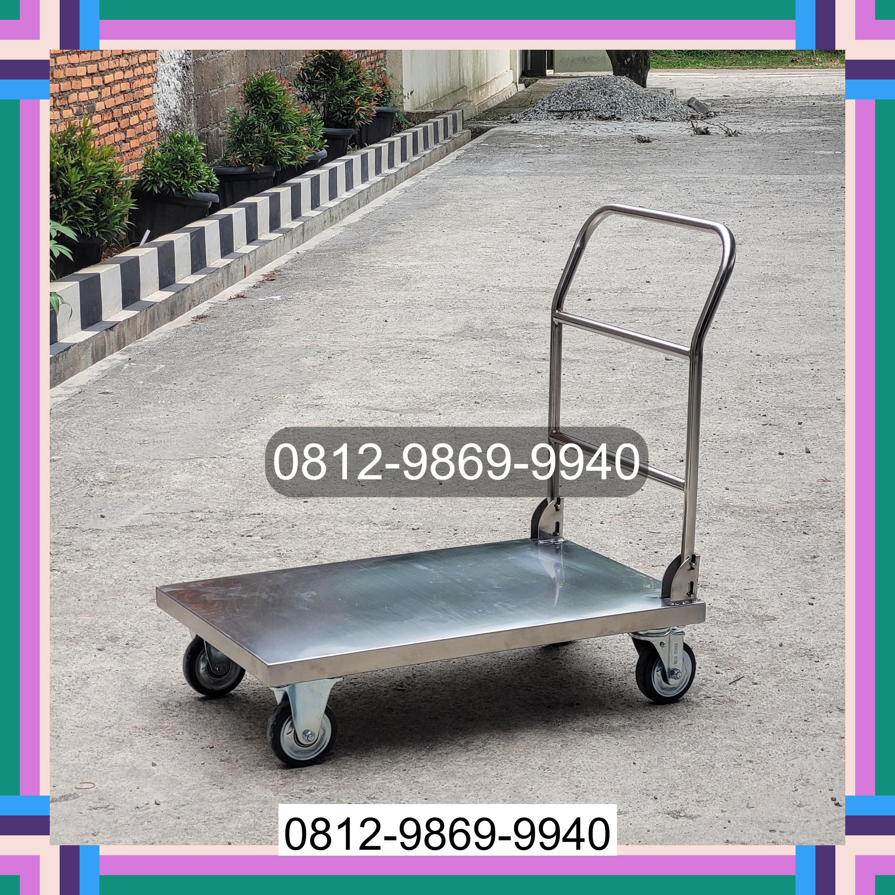 0812-9869-9940 Diskon Besar, Jual Handtruck Hand Truck 500 kgg & 300 kg | Troli Barang | Troli lipat | Troli angkut Palu