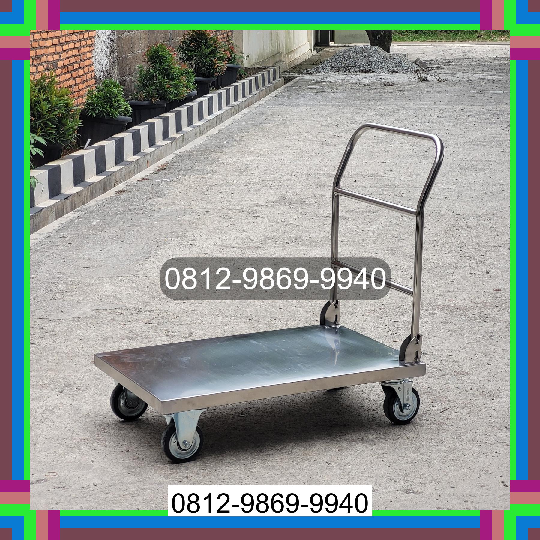0812-9869-9940 Diskon Besar, Jual Handtruck Hand Truck 500 kgg & 300 kg | Troli Barang | Troli lipat | Troli angkut Panai Hilir