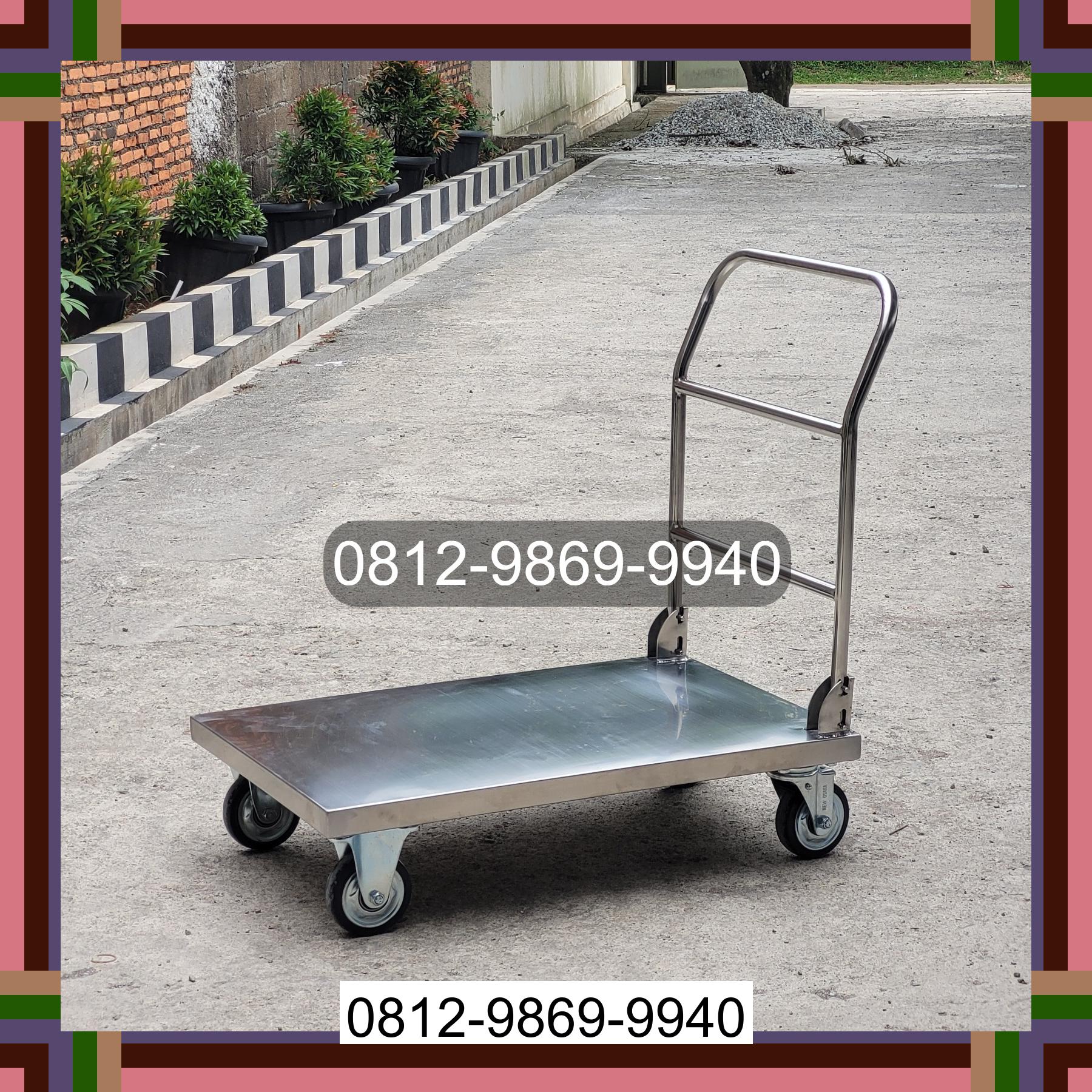 0812-9869-9940 Diskon Besar, Jual Handtruck Hand Truck 500 kgg & 300 kg | Troli Barang | Troli lipat | Troli angkut Paser
