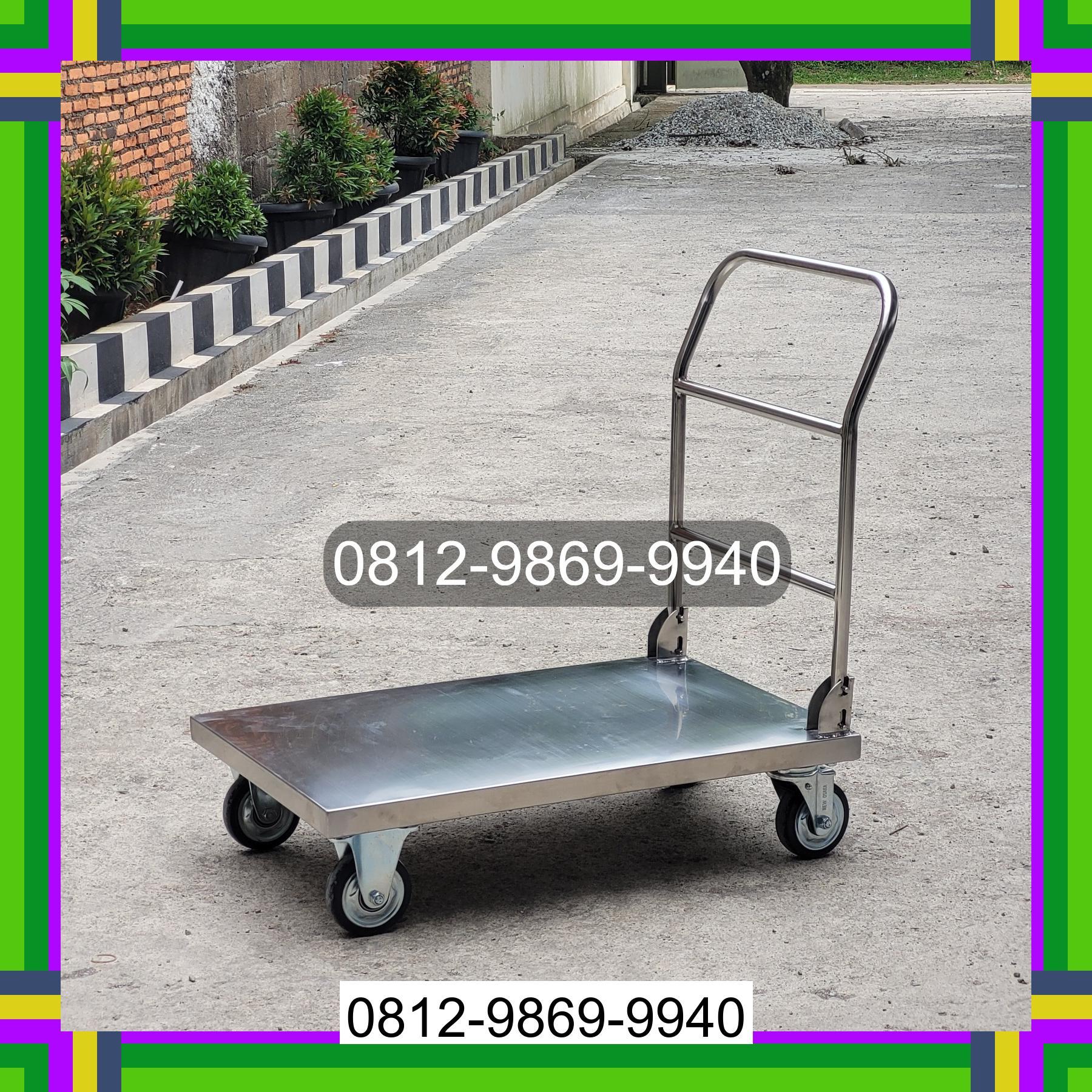 0812-9869-9940 Diskon Besar, Jual Handtruck Hand Truck 500 kgg & 300 kg | Troli Barang | Troli lipat | Troli angkut Patampanua