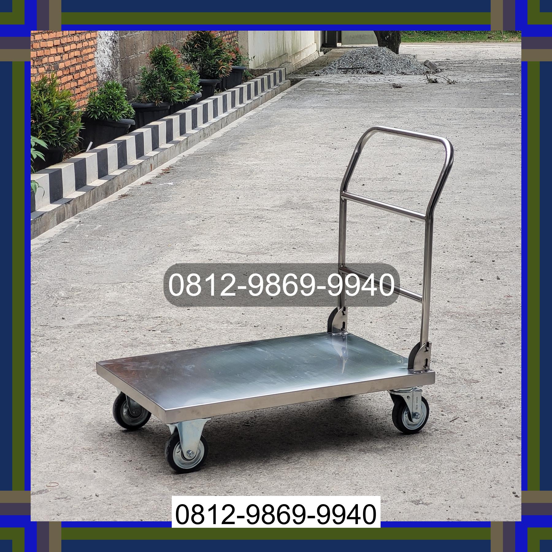 0812-9869-9940 Diskon Besar, Jual Handtruck Hand Truck 500 kgg & 300 kg | Troli Barang | Troli lipat | Troli angkut Paya Bakong