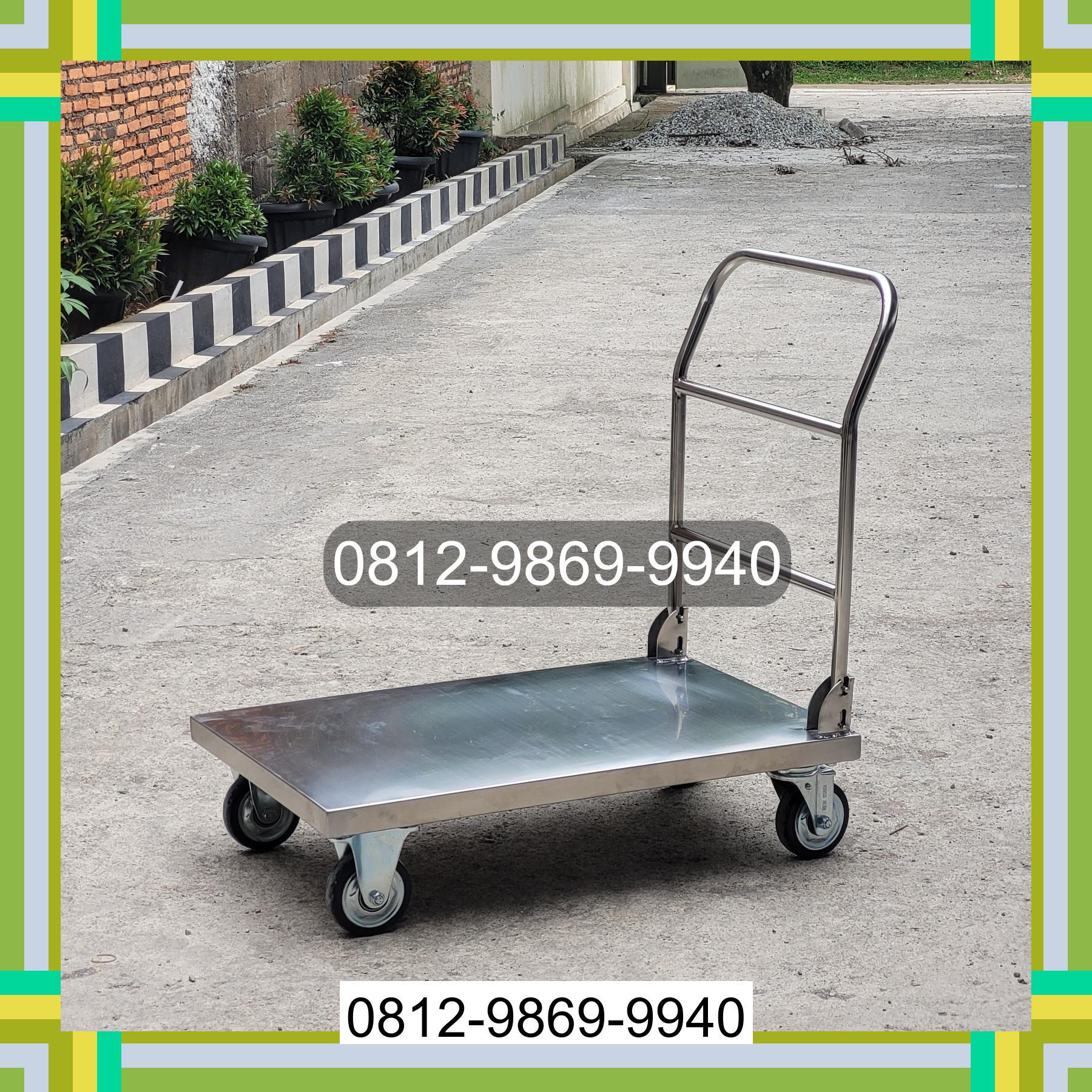 0812-9869-9940 Diskon Besar, Jual Handtruck Hand Truck 500 kgg & 300 kg | Troli Barang | Troli lipat | Troli angkut Peureulak Timur