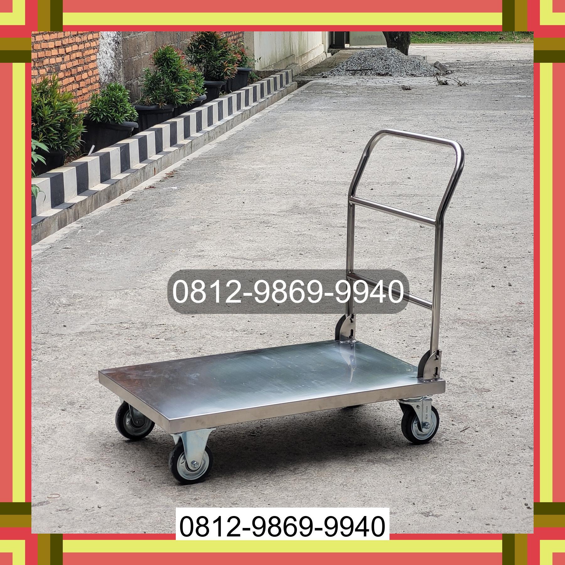 0812-9869-9940 Diskon Besar, Jual Handtruck Hand Truck 500 kgg & 300 kg | Troli Barang | Troli lipat | Troli angkut Pohuwato