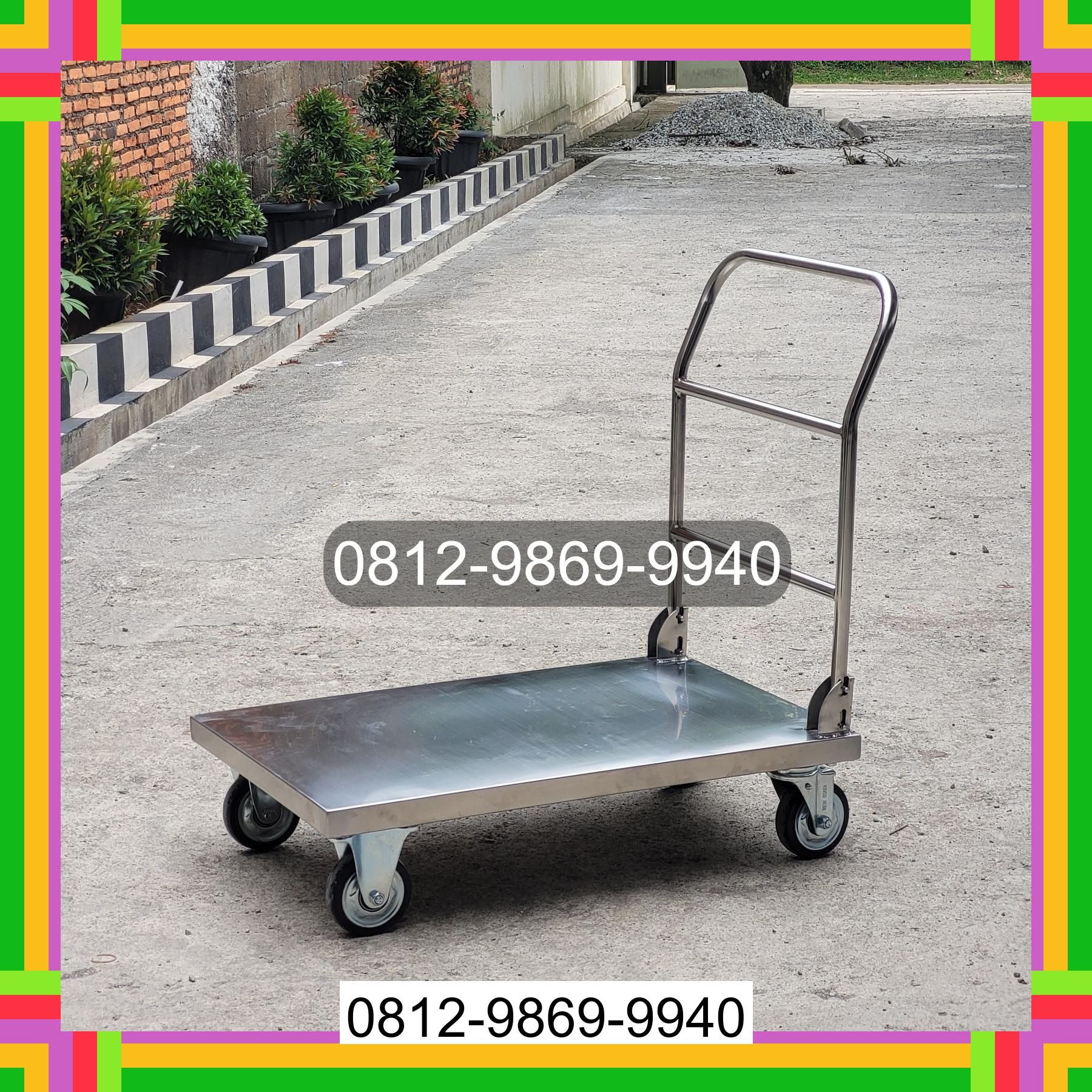 0812-9869-9940 Diskon Besar, Jual Handtruck Hand Truck 500 kgg & 300 kg | Troli Barang | Troli lipat | Troli angkut Ponorogo