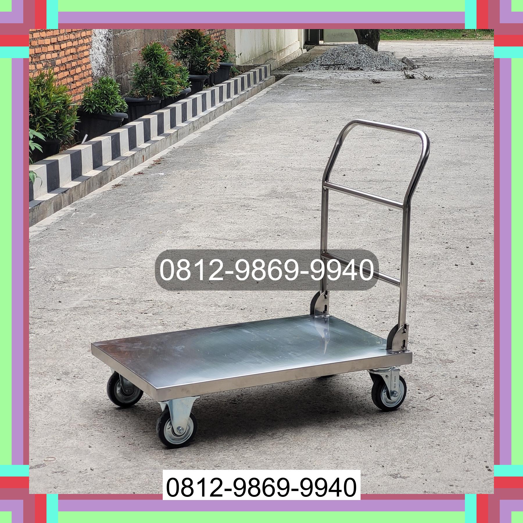 0812-9869-9940 Diskon Besar, Jual Handtruck Hand Truck 500 kgg & 300 kg | Troli Barang | Troli lipat | Troli angkut Pulo Bandring