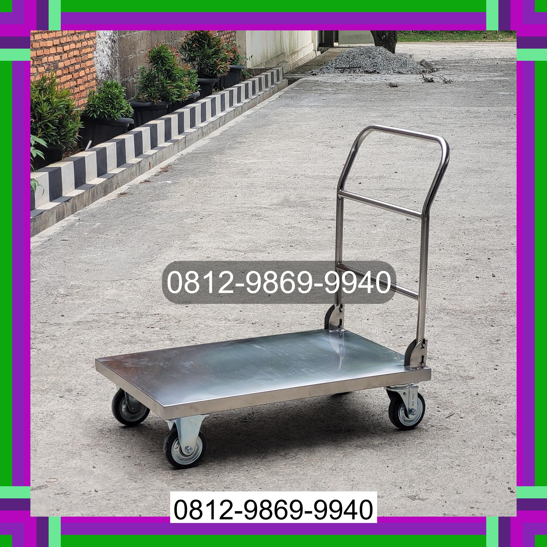 0812-9869-9940 Diskon Besar, Jual Handtruck Hand Truck 500 kgg & 300 kg | Troli Barang | Troli lipat | Troli angkut Puncak