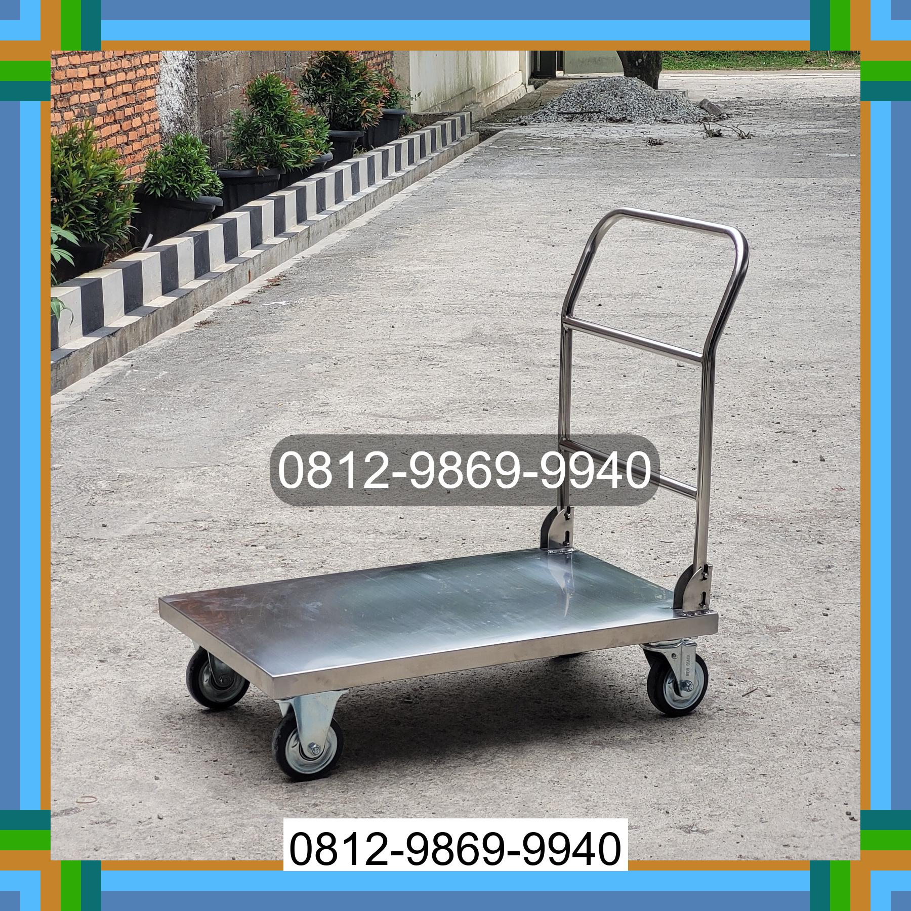 0812-9869-9940 Diskon Besar, Jual Handtruck Hand Truck 500 kgg & 300 kg | Troli Barang | Troli lipat | Troli angkut Rambang Kuang