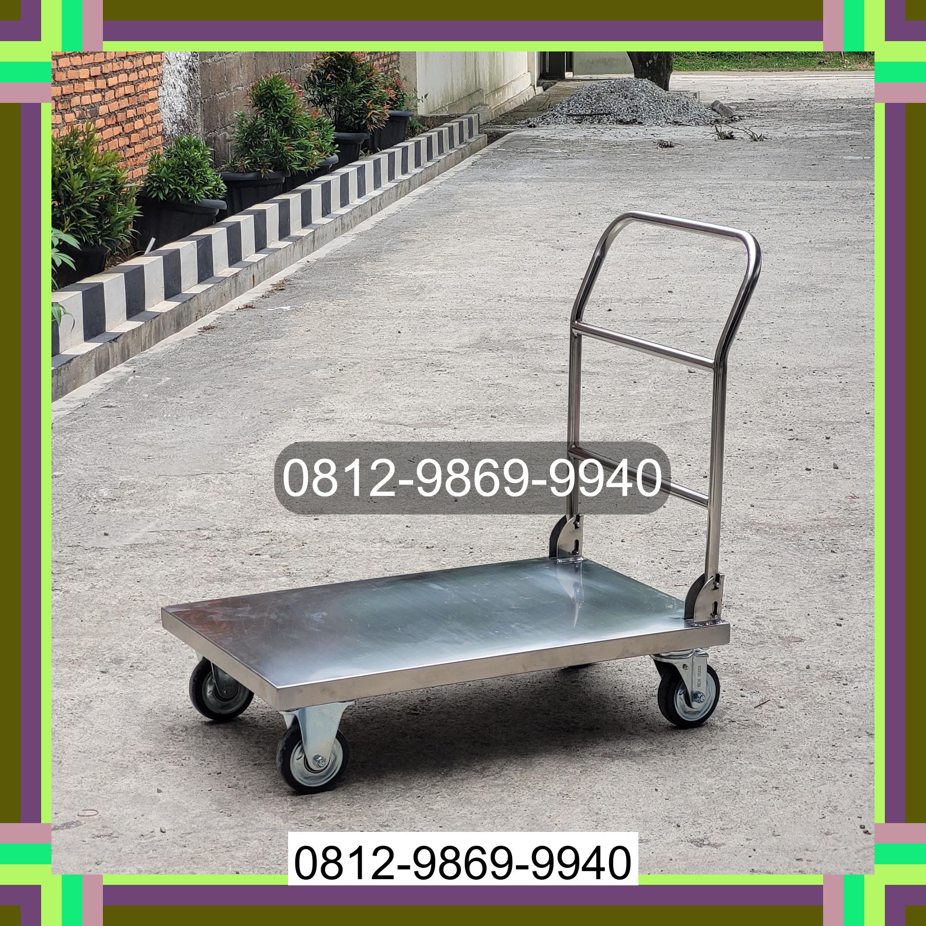 0812-9869-9940 Diskon Besar, Jual Handtruck Hand Truck 500 kgg & 300 kg | Troli Barang | Troli lipat | Troli angkut Ranto Peureulak