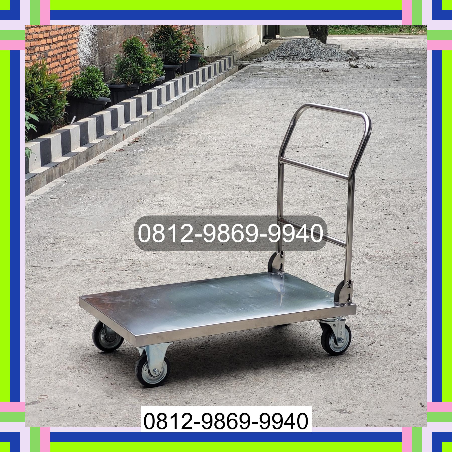 0812-9869-9940 Diskon Besar, Jual Handtruck Hand Truck 500 kgg & 300 kg | Troli Barang | Troli lipat | Troli angkut Rawas Ilir