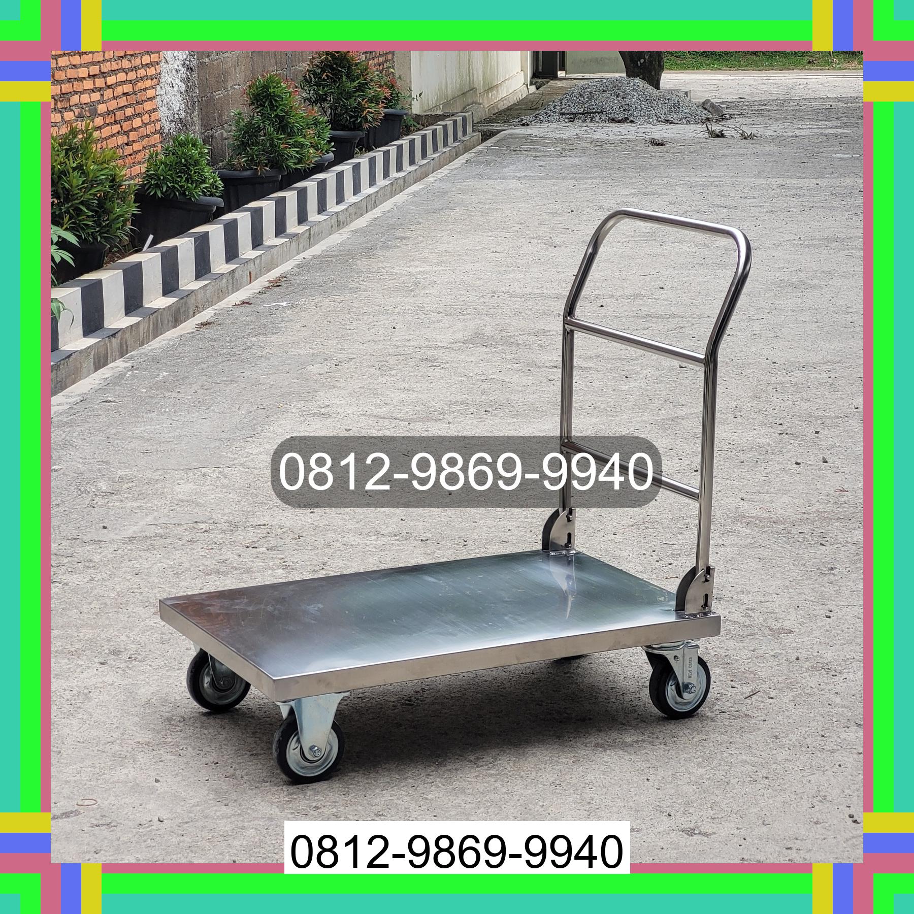 0812-9869-9940 Diskon Besar, Jual Handtruck Hand Truck 500 kgg & 300 kg | Troli Barang | Troli lipat | Troli angkut Sama Dua
