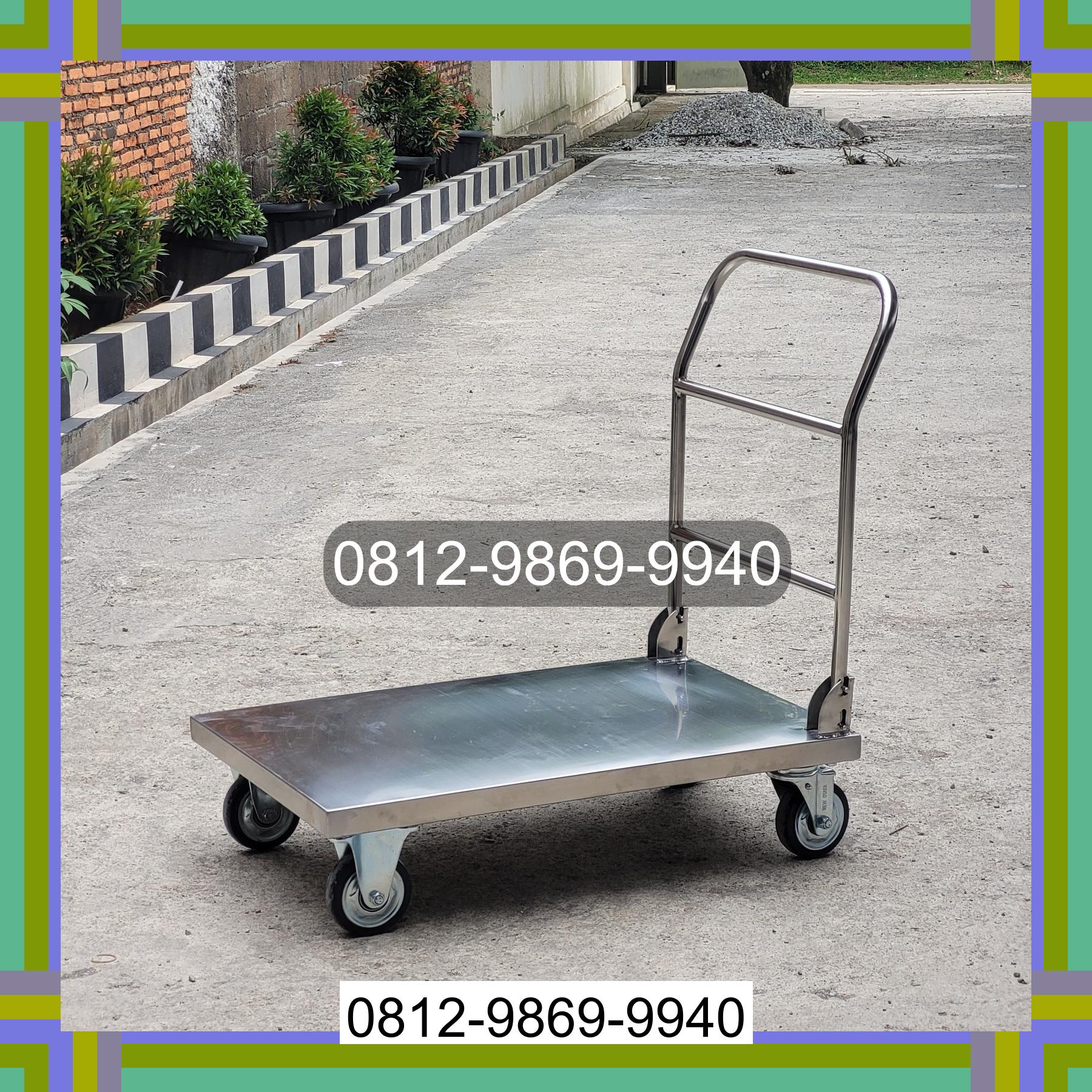 0812-9869-9940 Diskon Besar, Jual Handtruck Hand Truck 500 kgg & 300 kg | Troli Barang | Troli lipat | Troli angkut Samatiga