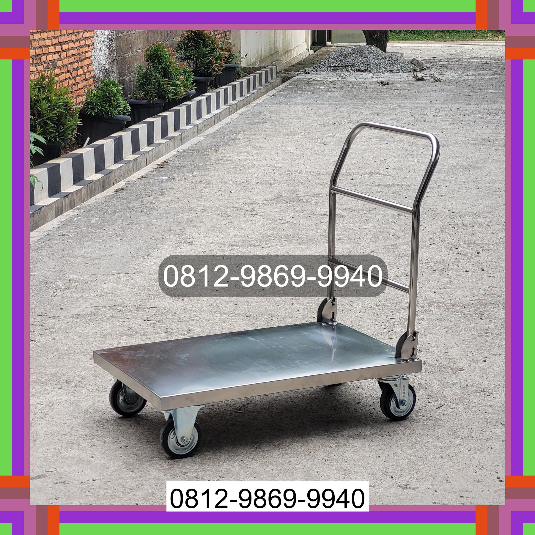 0812-9869-9940 Diskon Besar, Jual Handtruck Hand Truck 500 kgg & 300 kg | Troli Barang | Troli lipat | Troli angkut Samudera