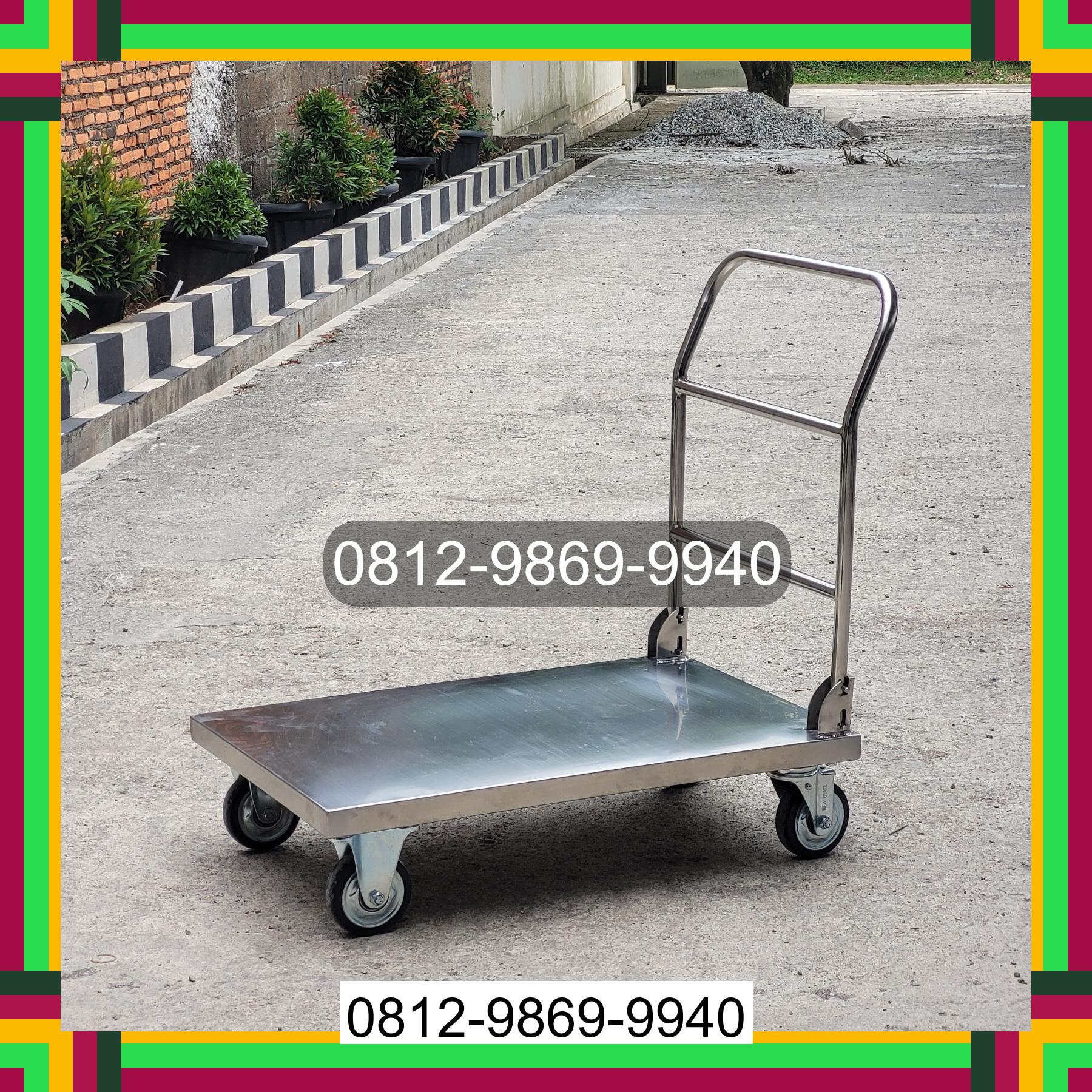 0812-9869-9940 Diskon Besar, Jual Handtruck Hand Truck 500 kgg & 300 kg | Troli Barang | Troli lipat | Troli angkut Sarolangun