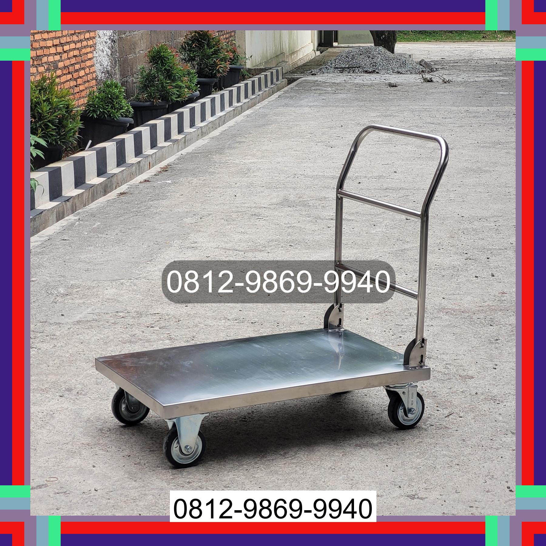 0812-9869-9940 Diskon Besar, Jual Handtruck Hand Truck 500 kgg & 300 kg | Troli Barang | Troli lipat | Troli angkut Seluma