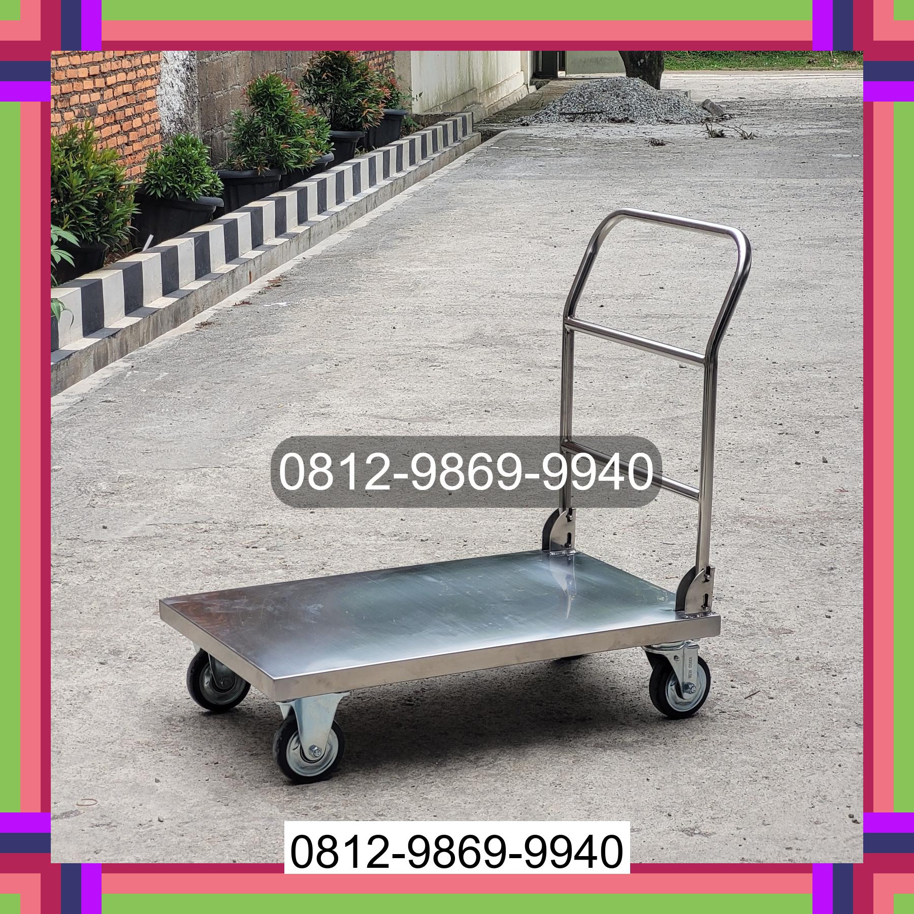 0812-9869-9940 Diskon Besar, Jual Handtruck Hand Truck 500 kgg & 300 kg | Troli Barang | Troli lipat | Troli angkut Setia Janji