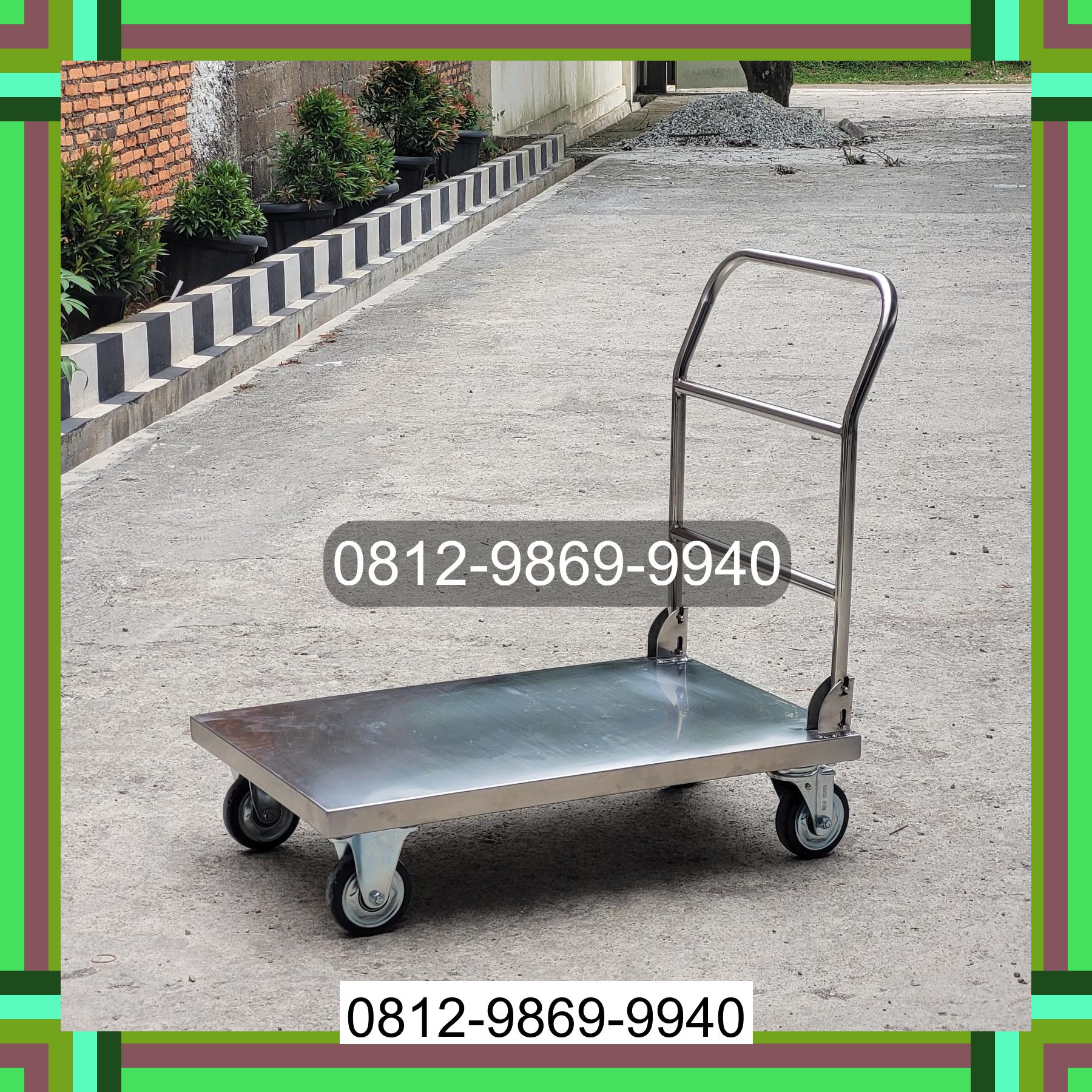 0812-9869-9940 Diskon Besar, Jual Handtruck Hand Truck 500 kgg & 300 kg | Troli Barang | Troli lipat | Troli angkut Siantar Sitalasari