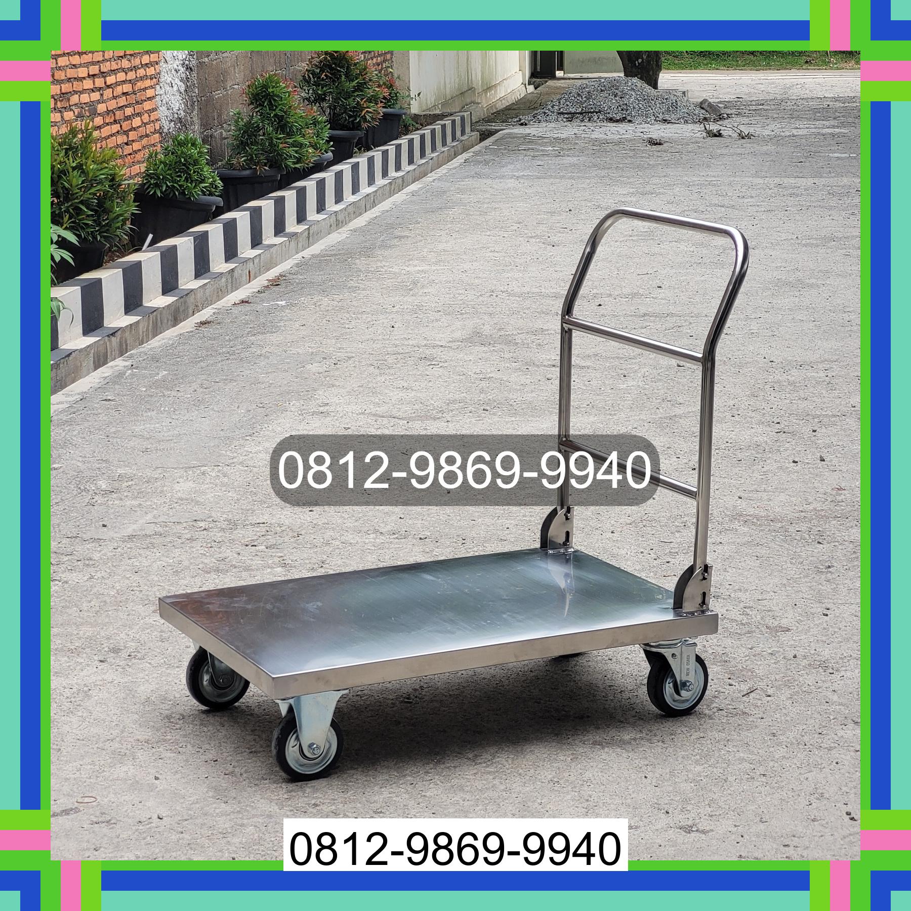 0812-9869-9940 Diskon Besar, Jual Handtruck Hand Truck 500 kgg & 300 kg | Troli Barang | Troli lipat | Troli angkut Sibolga Selatan