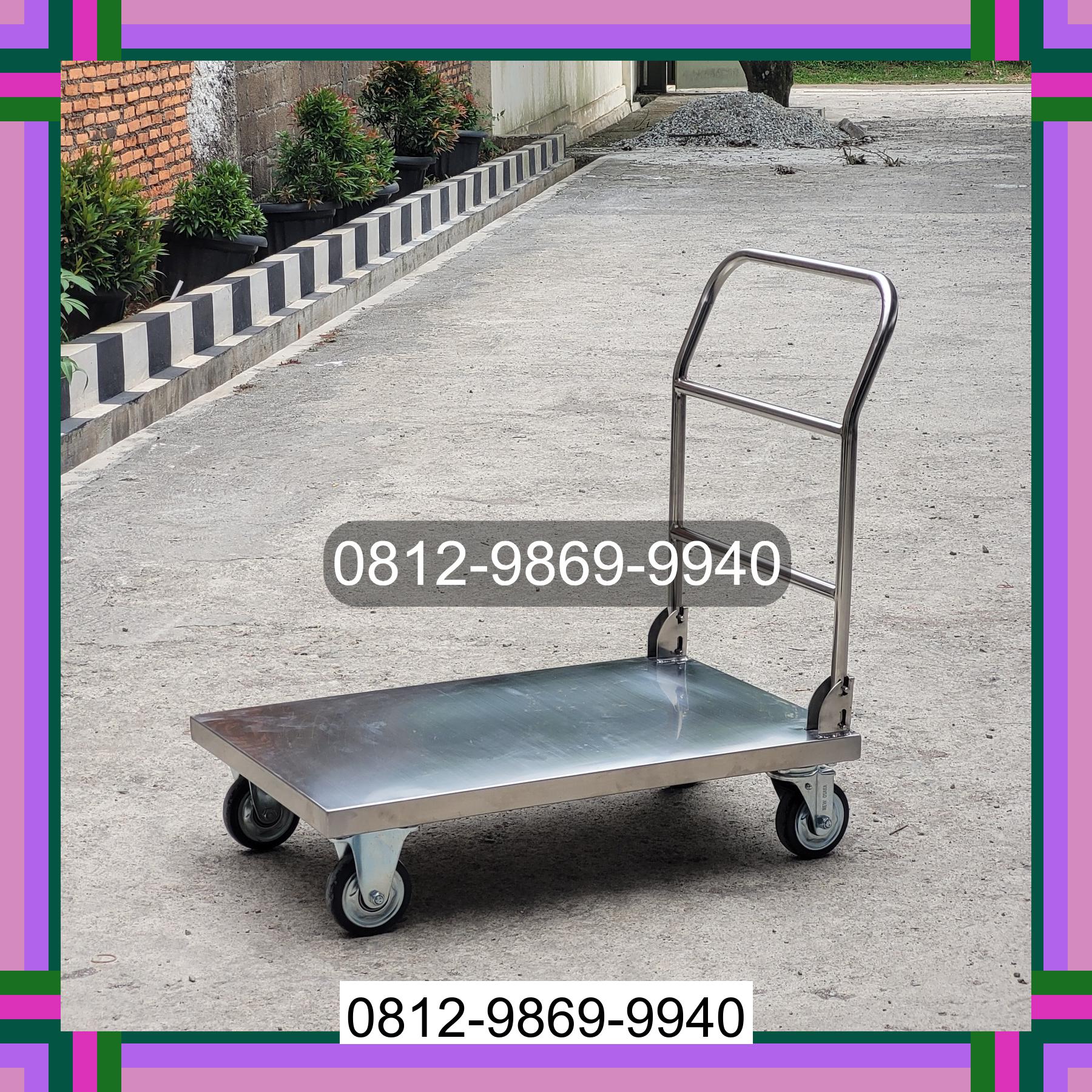 0812-9869-9940 Diskon Besar, Jual Handtruck Hand Truck 500 kgg & 300 kg | Troli Barang | Troli lipat | Troli angkut Singkawang
