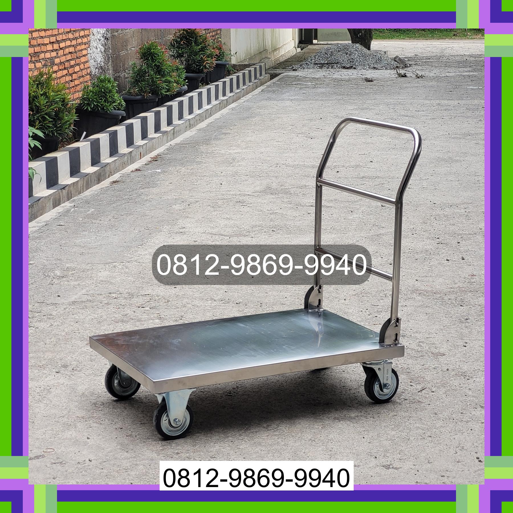 0812-9869-9940 Diskon Besar, Jual Handtruck Hand Truck 500 kgg & 300 kg | Troli Barang | Troli lipat | Troli angkut Sitinjo