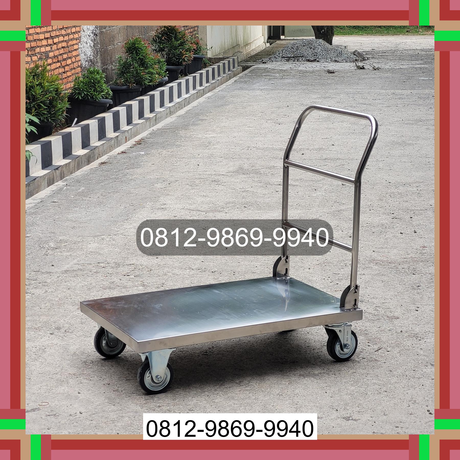 0812-9869-9940 Diskon Besar, Jual Handtruck Hand Truck 500 kgg & 300 kg | Troli Barang | Troli lipat | Troli angkut Sosoh Buay Rayap