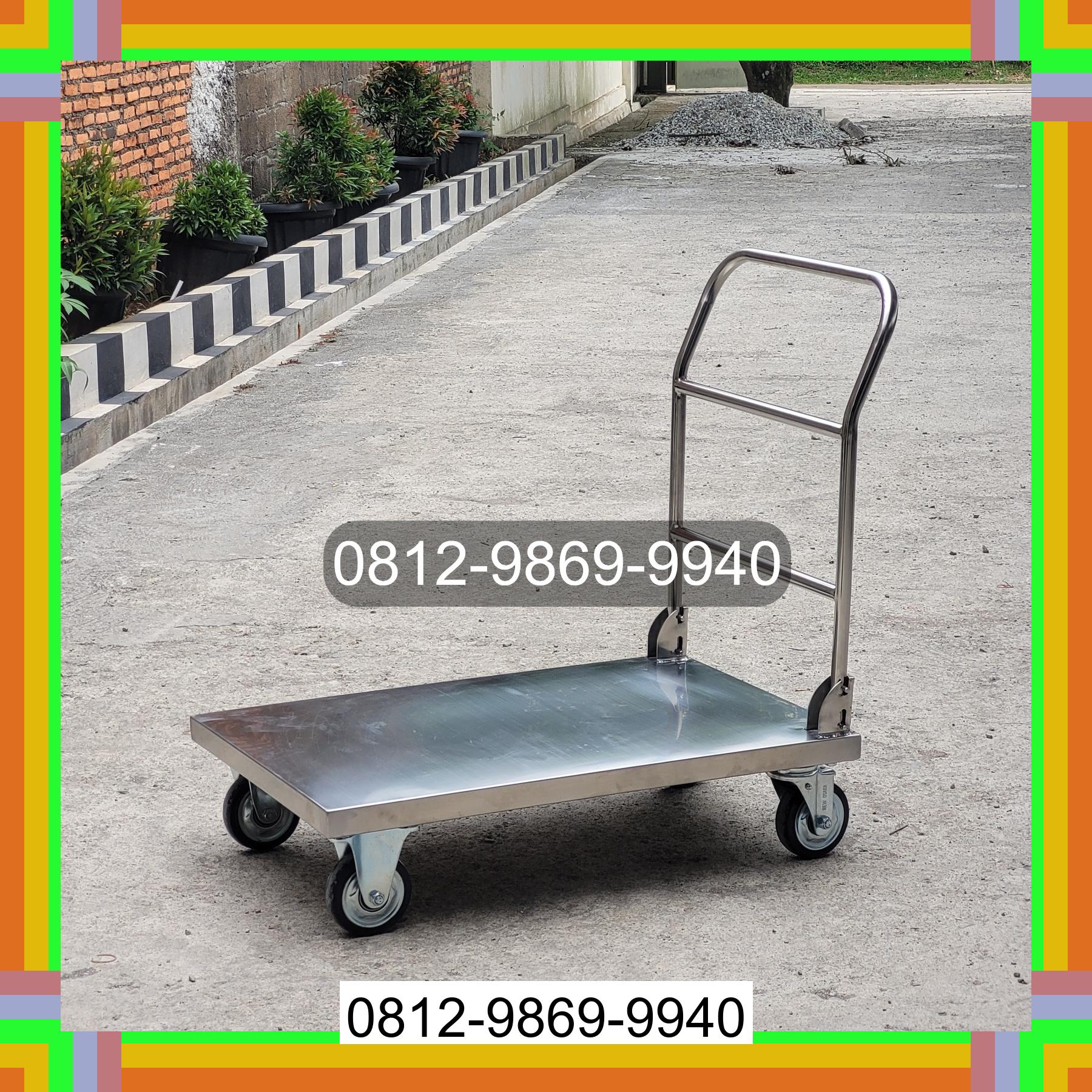 0812-9869-9940 Diskon Besar, Jual Handtruck Hand Truck 500 kgg & 300 kg | Troli Barang | Troli lipat | Troli angkut Sukowono