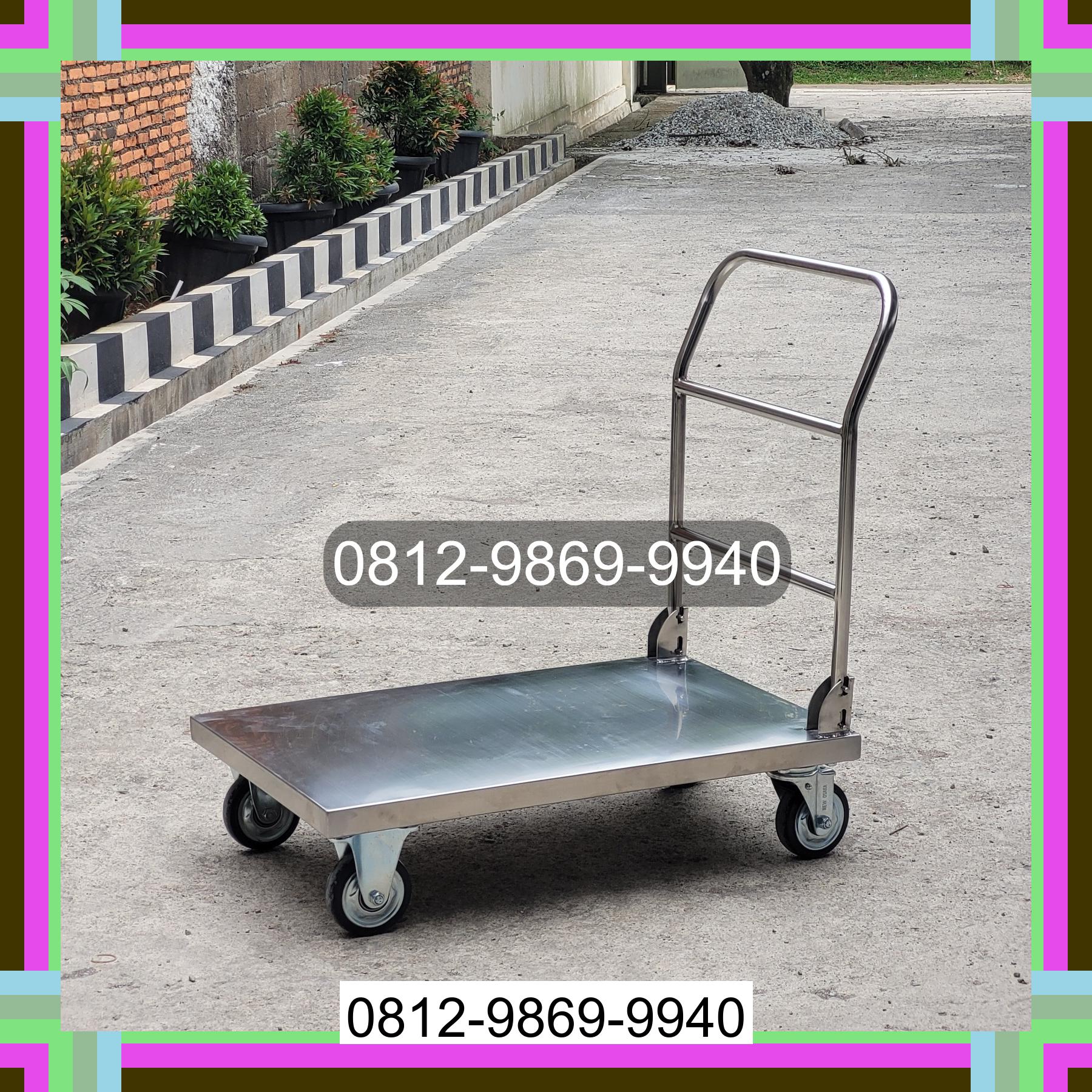 0812-9869-9940 Diskon Besar, Jual Handtruck Hand Truck 500 kgg & 300 kg | Troli Barang | Troli lipat | Troli angkut Sungai Are
