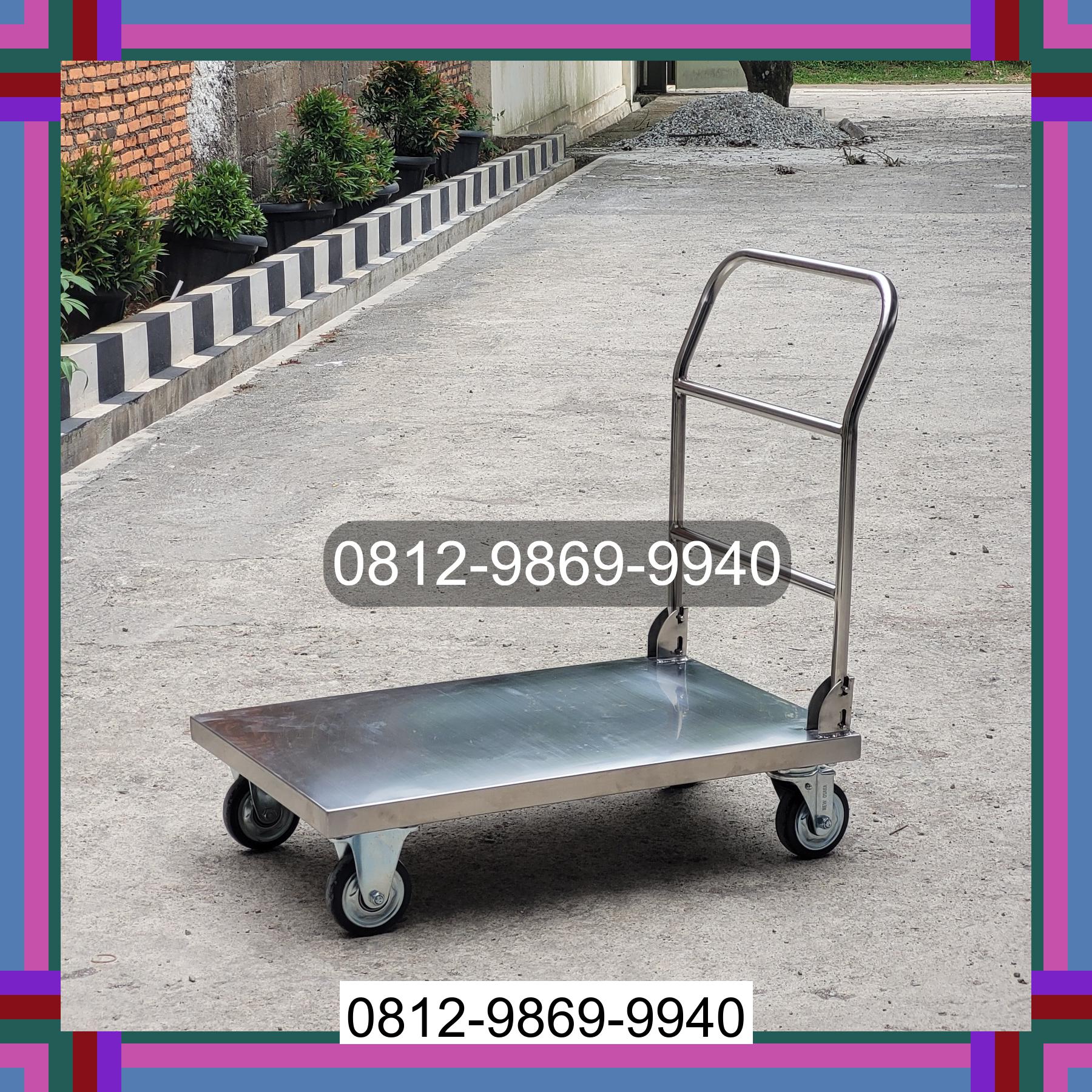 0812-9869-9940 Diskon Besar, Jual Handtruck Hand Truck 500 kgg & 300 kg | Troli Barang | Troli lipat | Troli angkut Tanah Jawa