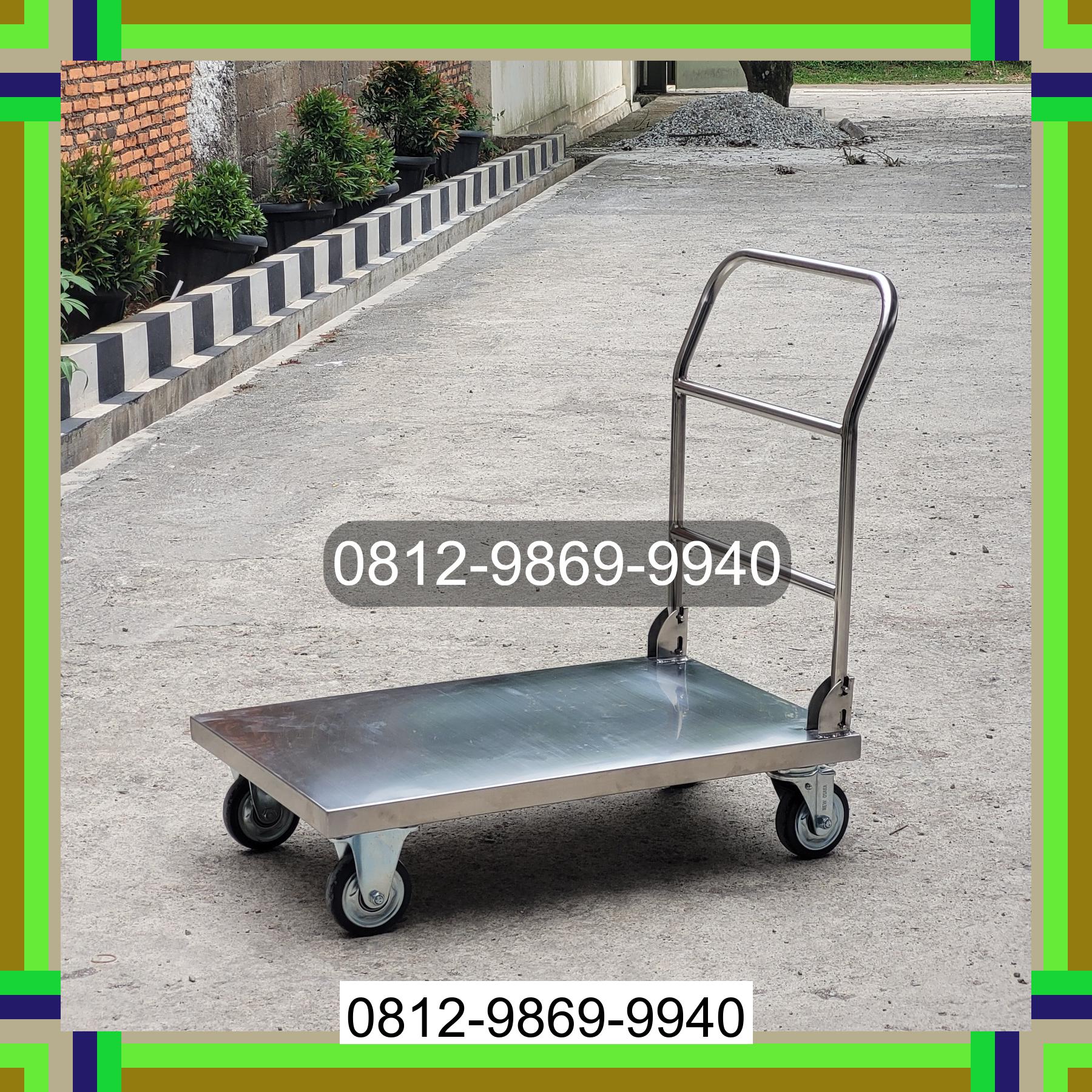 0812-9869-9940 Diskon Besar, Jual Handtruck Hand Truck 500 kgg & 300 kg | Troli Barang | Troli lipat | Troli angkut Tangerang Selatan