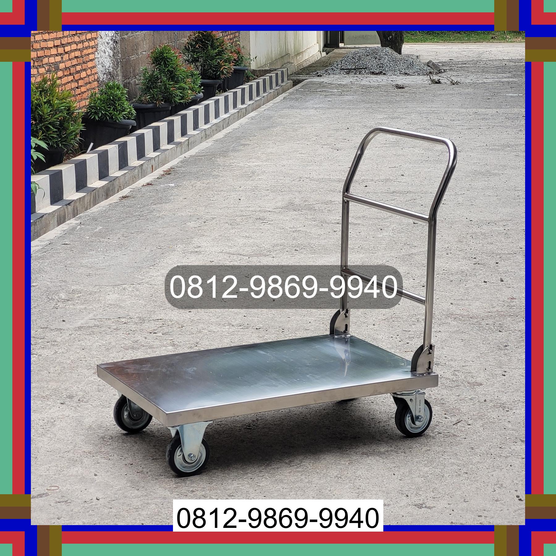 0812-9869-9940 Diskon Besar, Jual Handtruck Hand Truck 500 kgg & 300 kg | Troli Barang | Troli lipat | Troli angkut Tanjung Balai Selatan