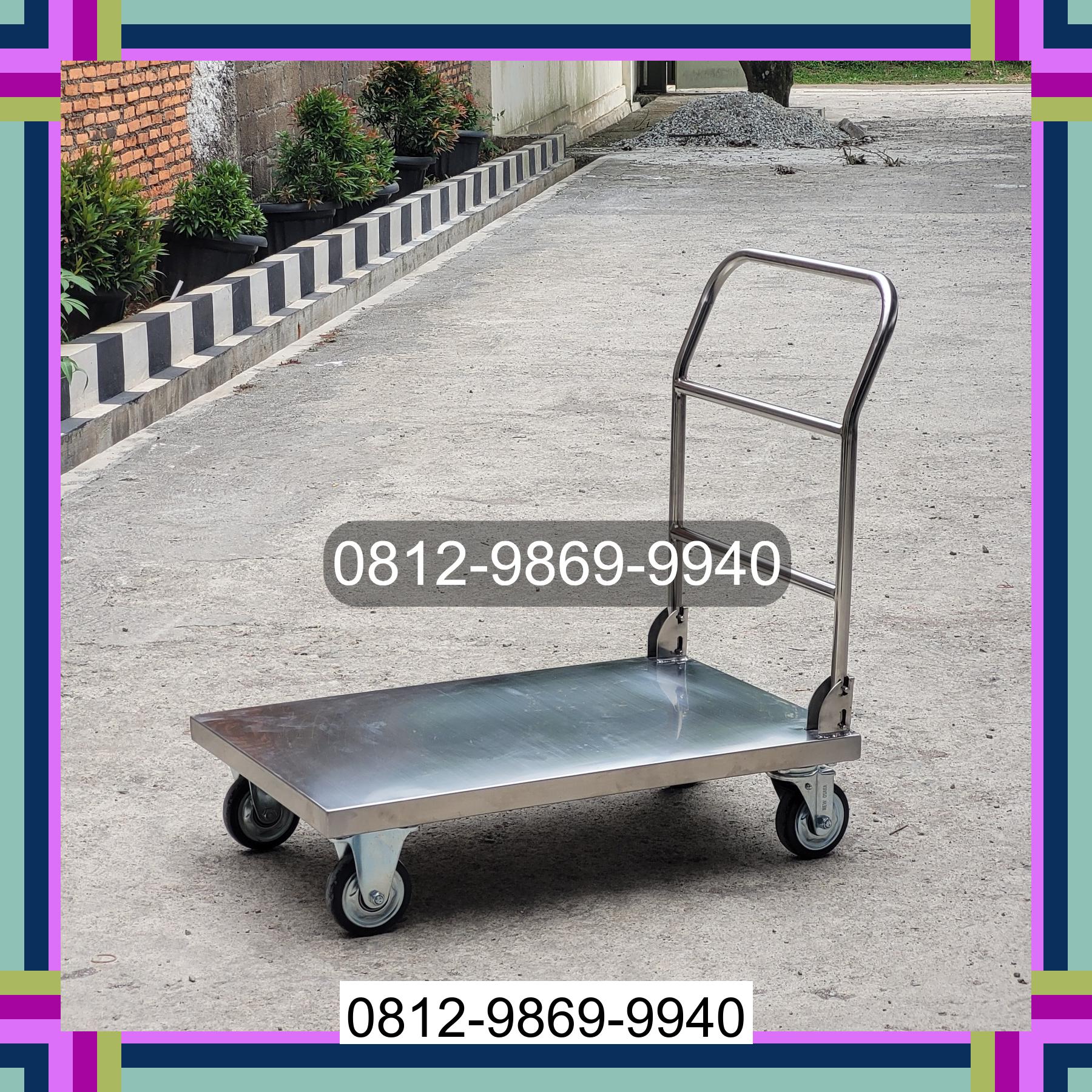 0812-9869-9940 Diskon Besar, Jual Handtruck Hand Truck 500 kgg & 300 kg | Troli Barang | Troli lipat | Troli angkut Tanjungpinang Timur