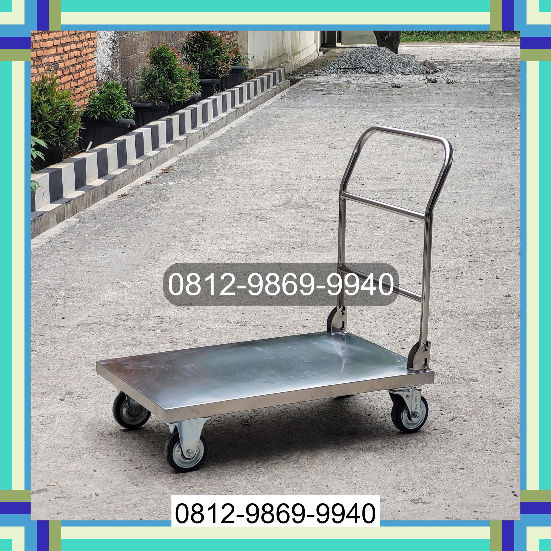0812-9869-9940 Diskon Besar, Jual Handtruck Hand Truck 500 kgg & 300 kg | Troli Barang | Troli lipat | Troli angkut Tarakan