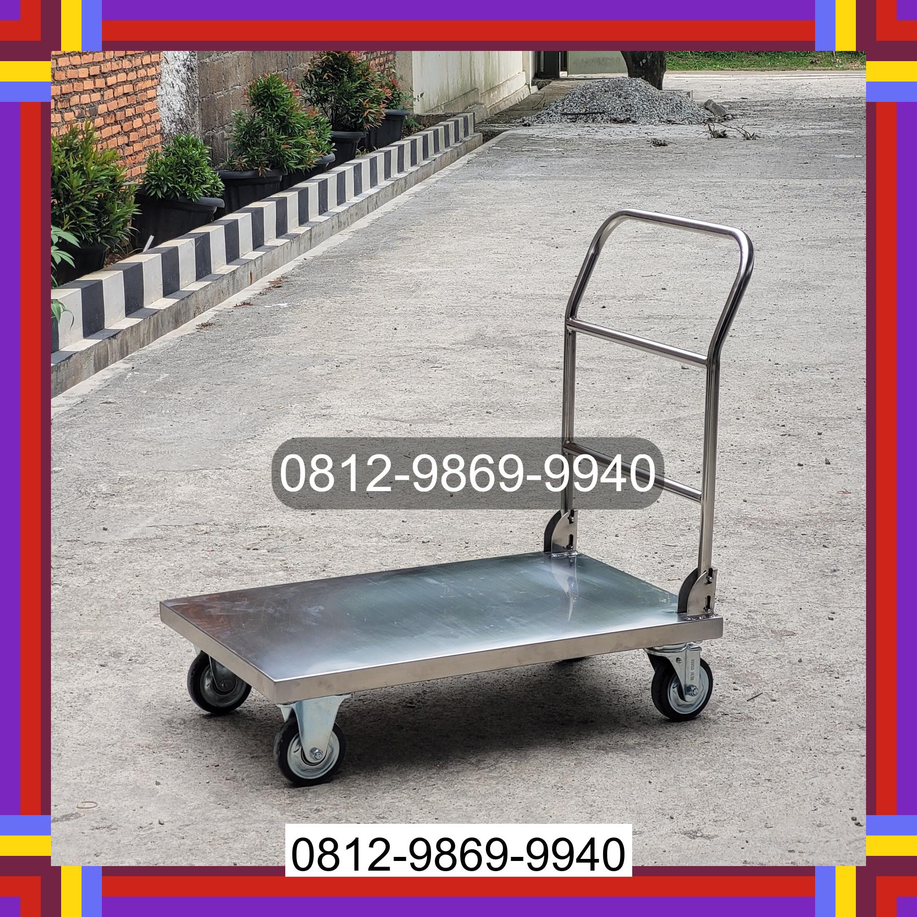0812-9869-9940 Diskon Besar, Jual Handtruck Hand Truck 500 kgg & 300 kg | Troli Barang | Troli lipat | Troli angkut Teluk Mengkudu