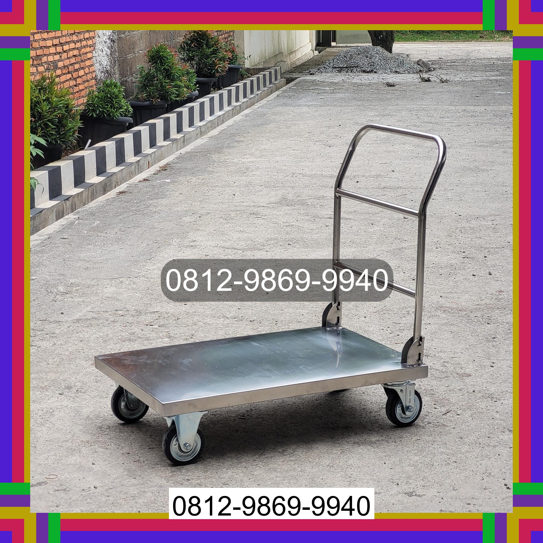 0812-9869-9940 Diskon Besar, Jual Handtruck Hand Truck 500 kgg & 300 kg | Troli Barang | Troli lipat | Troli angkut Tinggi Raja