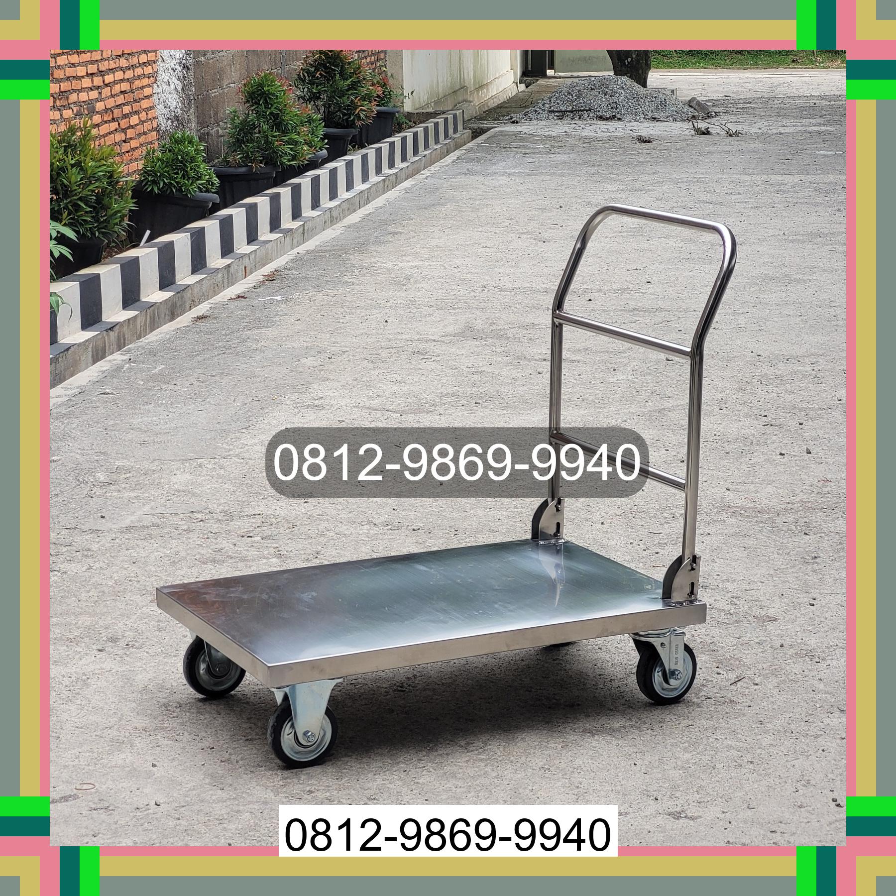 0812-9869-9940 Diskon Besar, Jual Handtruck Hand Truck 500 kgg & 300 kg | Troli Barang | Troli lipat | Troli angkut Tulungagung