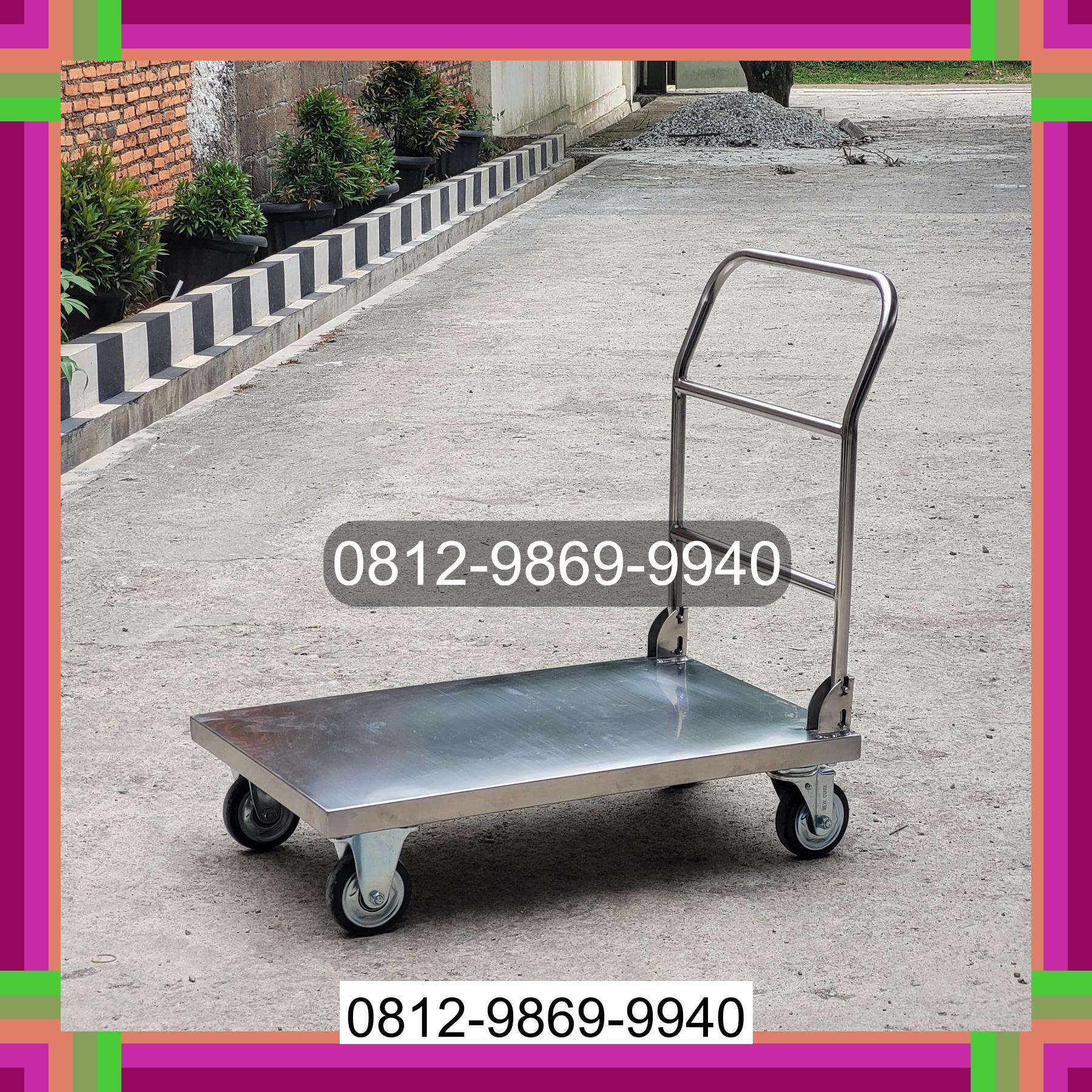 0812-9869-9940 Diskon Besar, Jual Handtruck Hand Truck 500 kgg & 300 kg | Troli Barang | Troli lipat | Troli angkut Ulu Rawas